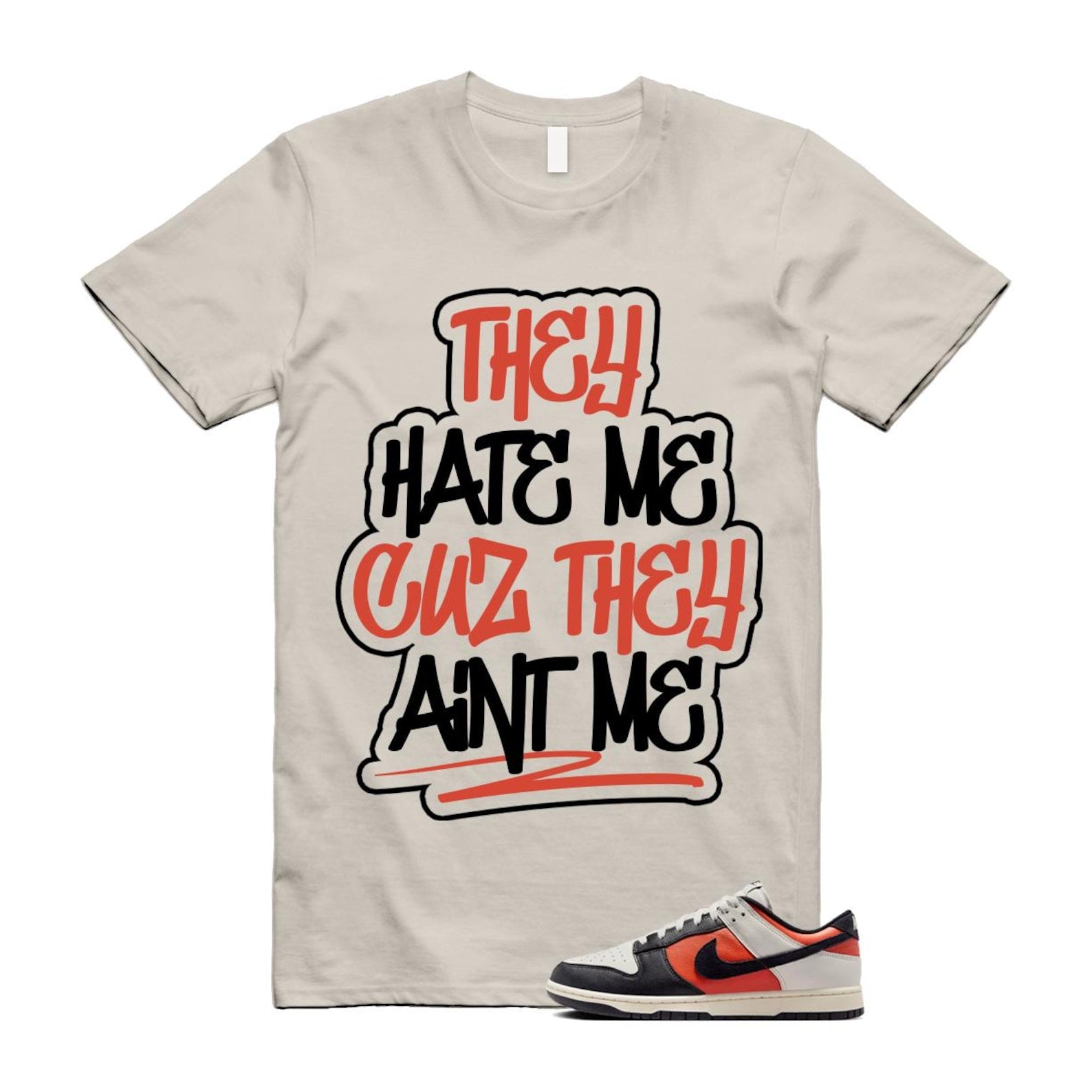 Dunk Vintage Coral Pale Ivory Phantom Black Low Shirt To Match Aint Me T-Shirt 2024