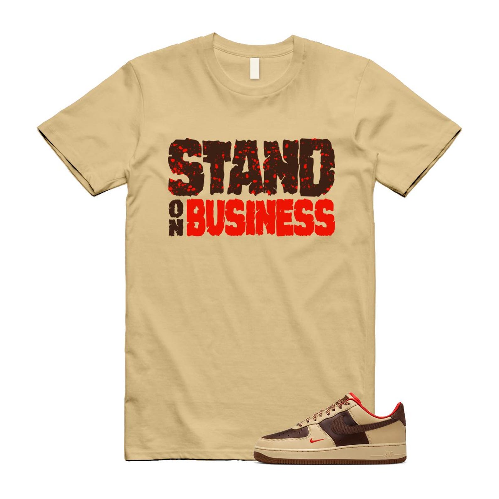 Air Force 1 Low '07 Light British Tan Shirt To Match Stand T-Shirt 2024