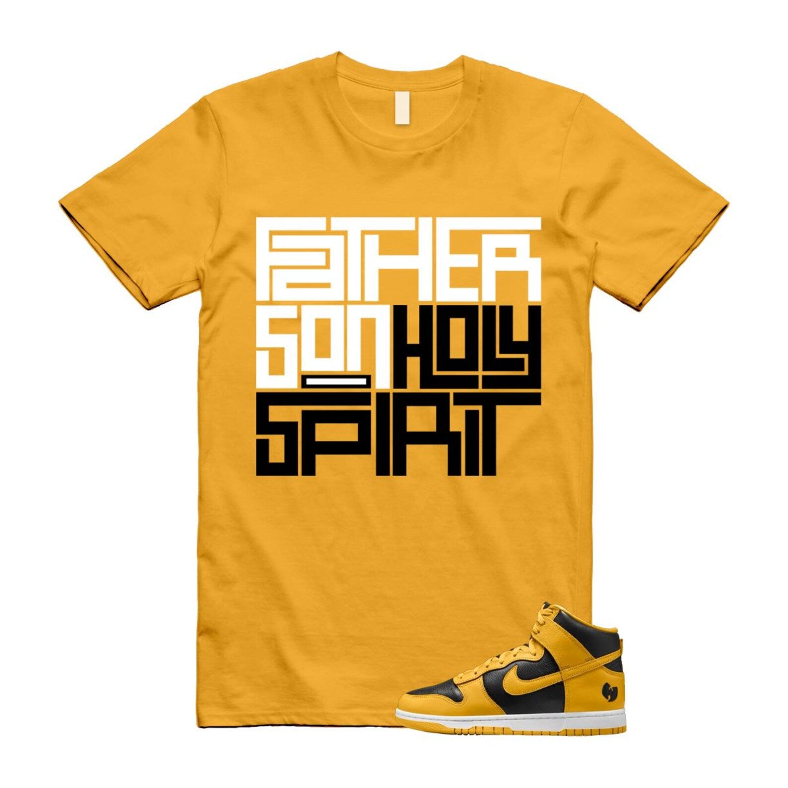 Dunk Tang Black Pollen White Yellow Gold High Shirt To Match Father T-Shirt 2024
