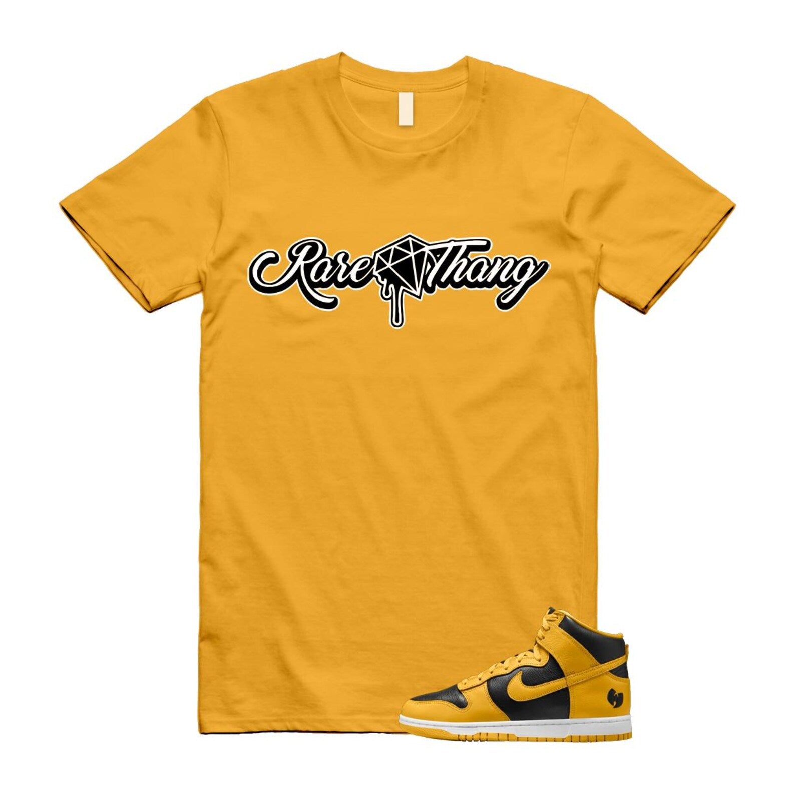Dunk Tang Black Pollen White Yellow Gold High Shirt To Match Rare T-Shirt 2024