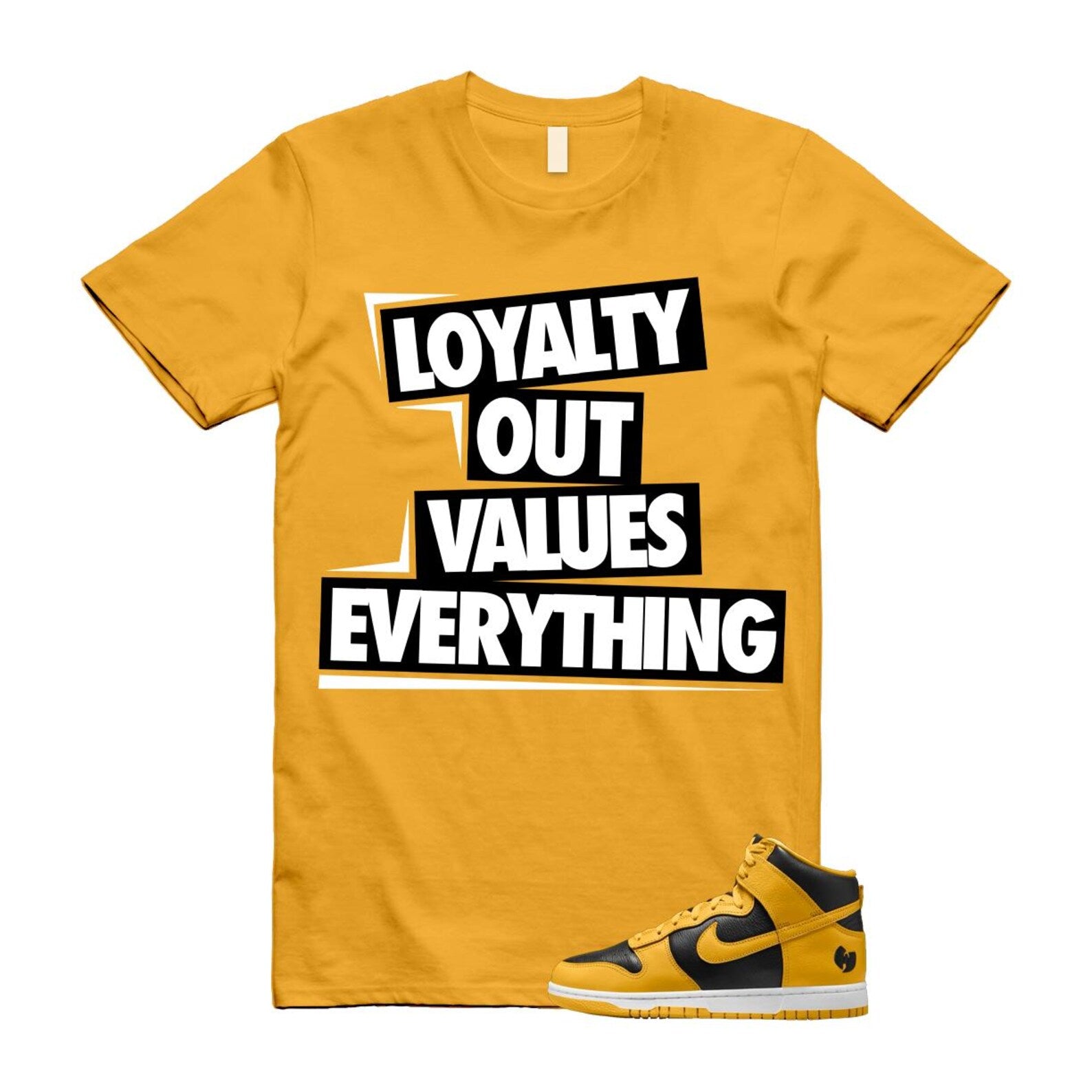 Dunk Tang Black Pollen White Yellow Gold High Shirt To Match Love T-Shirt 2024