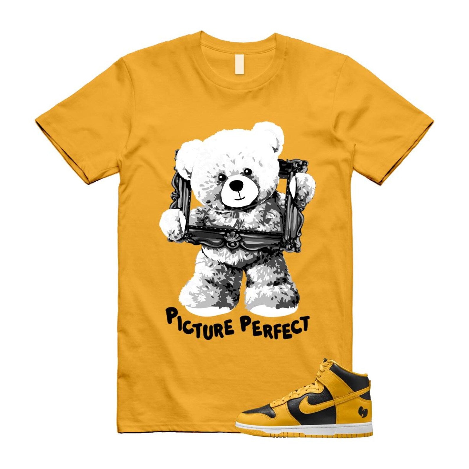 Dunk Tang Black Pollen White Yellow Gold High Shirt To Match Pic T-Shirt 2024