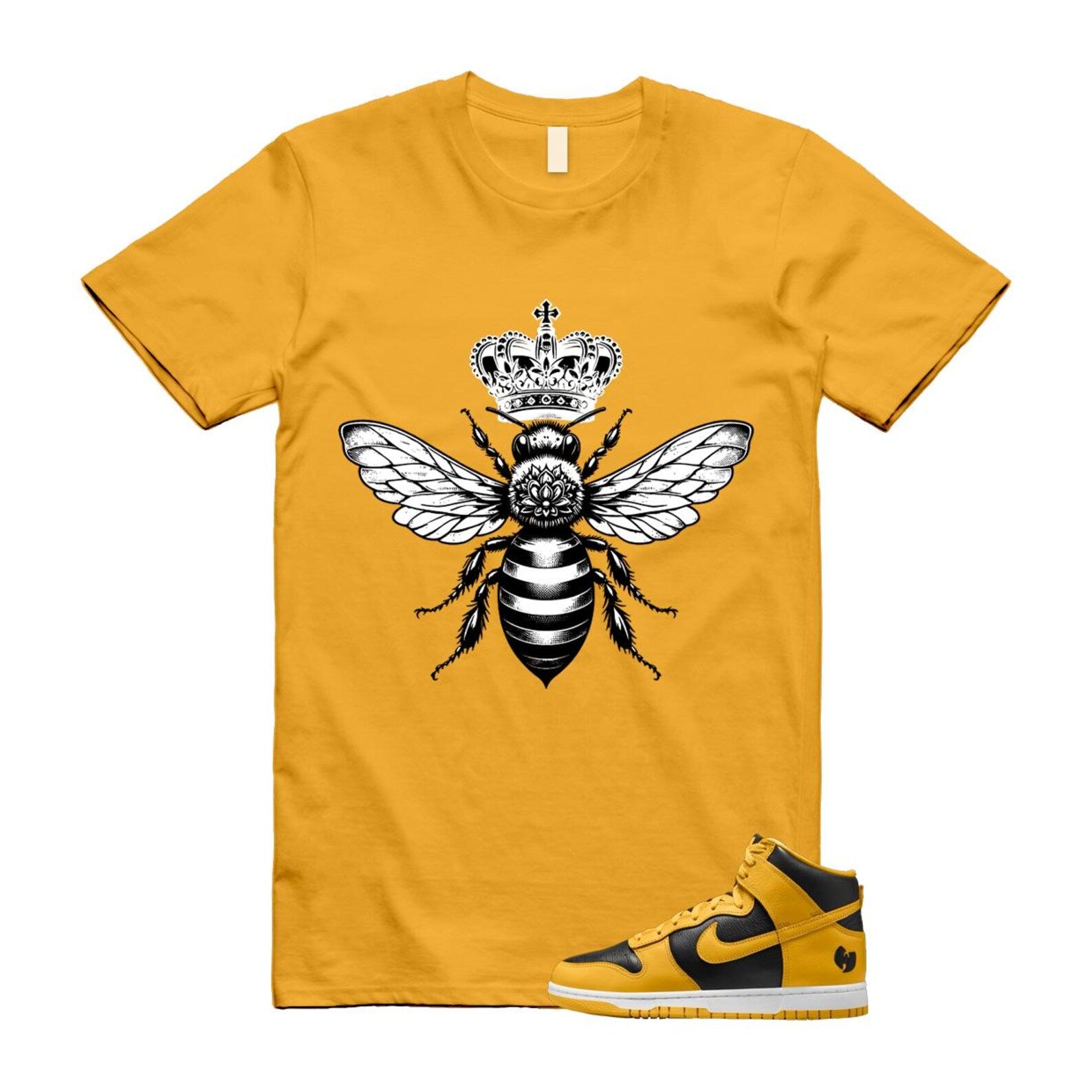 Dunk Tang Black Pollen White Yellow Gold High Shirt To Match Bee T-Shirt 2024
