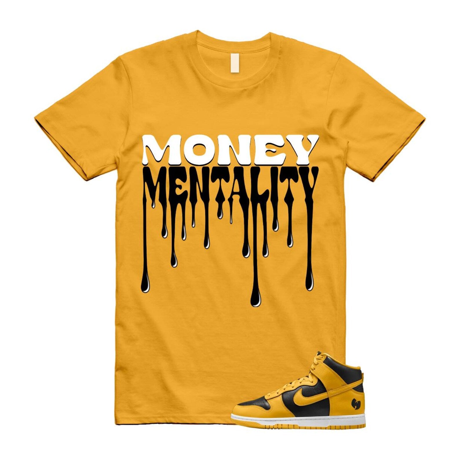 Dunk Tang Black Pollen White Yellow Gold High Shirt To Match Mentality T-Shirt 2024