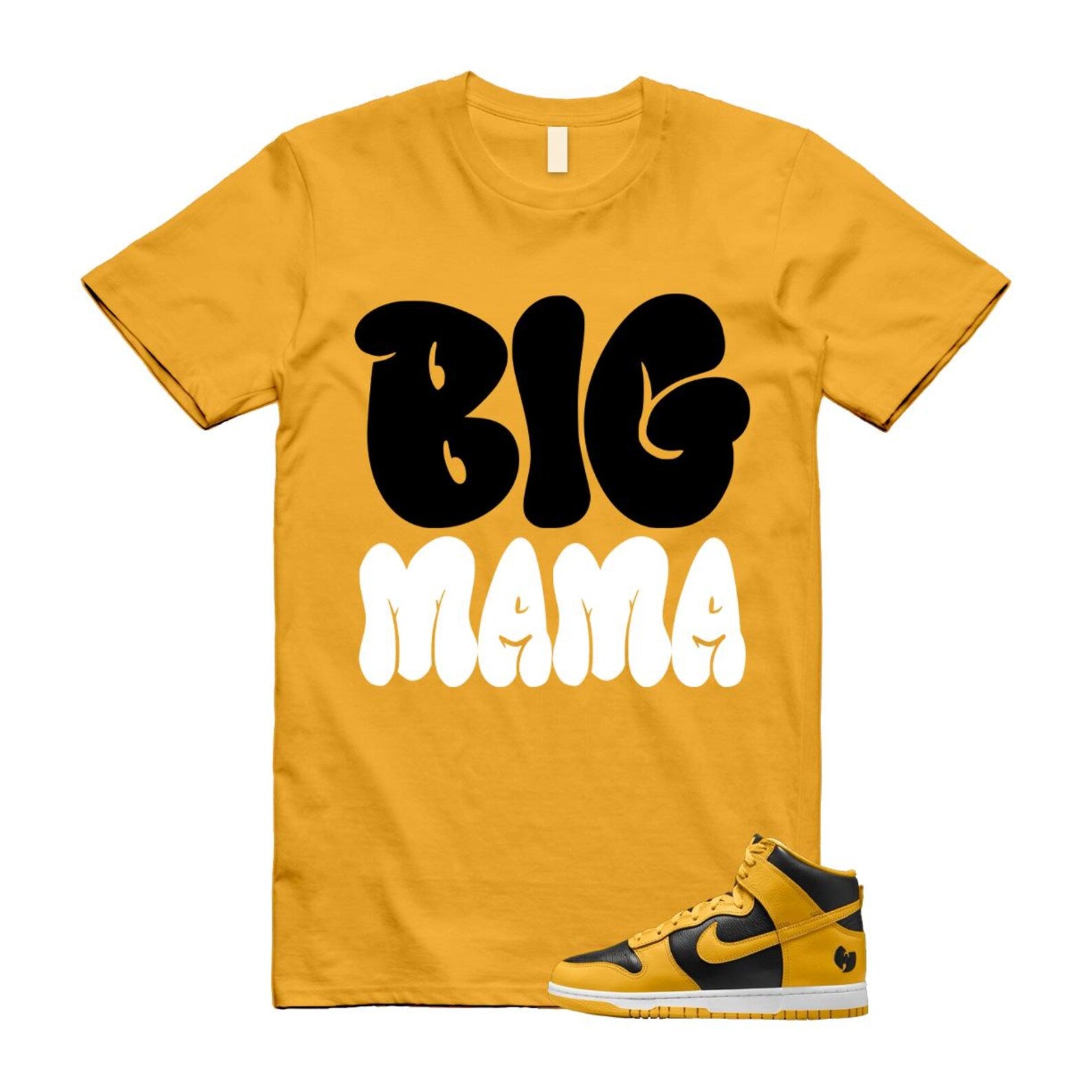 Dunk Tang Black Pollen White Yellow Gold High Shirt To Match Big Mama T-Shirt 2024