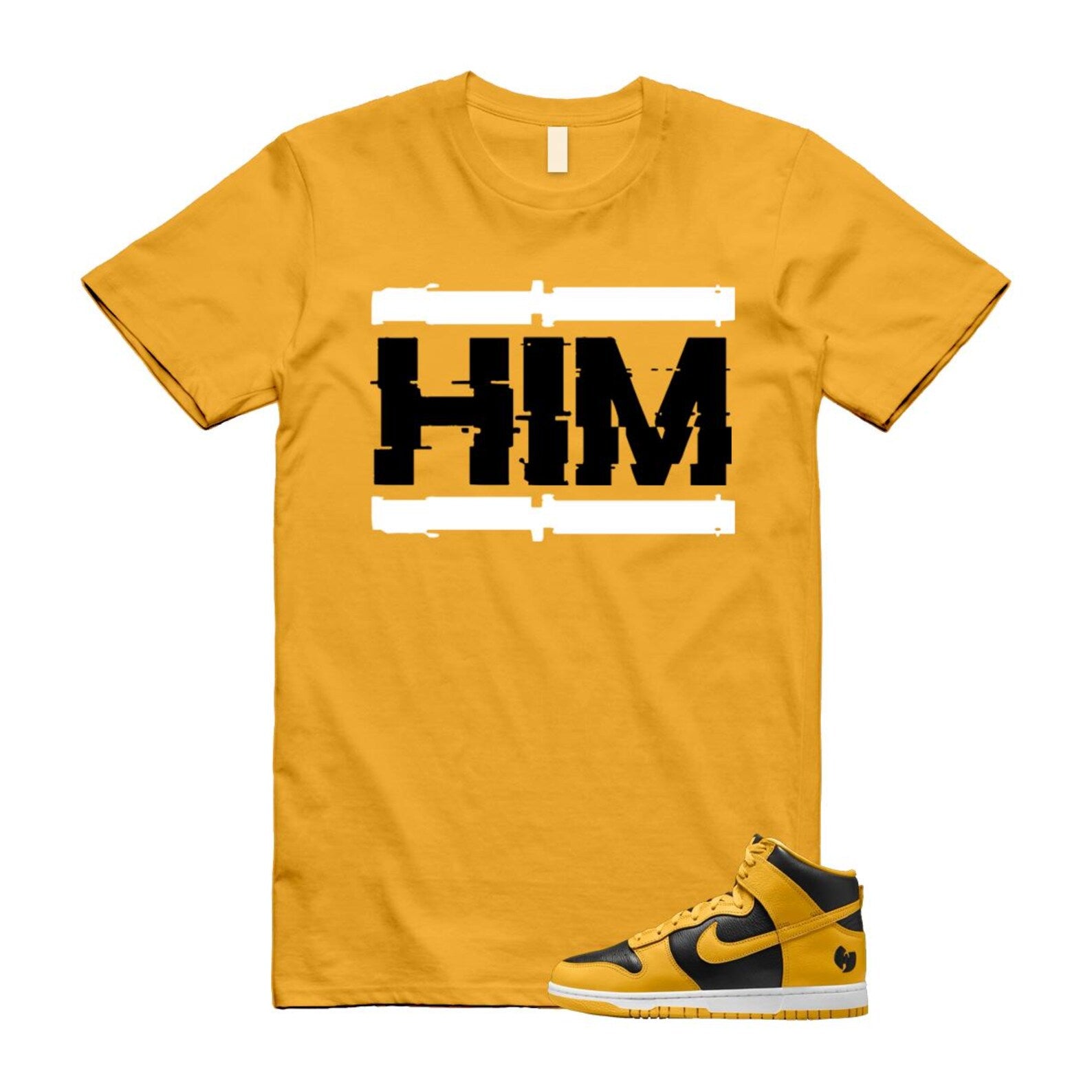 Dunk Tang Black Pollen White Yellow Gold High Shirt To Match Him T-Shirt 2024