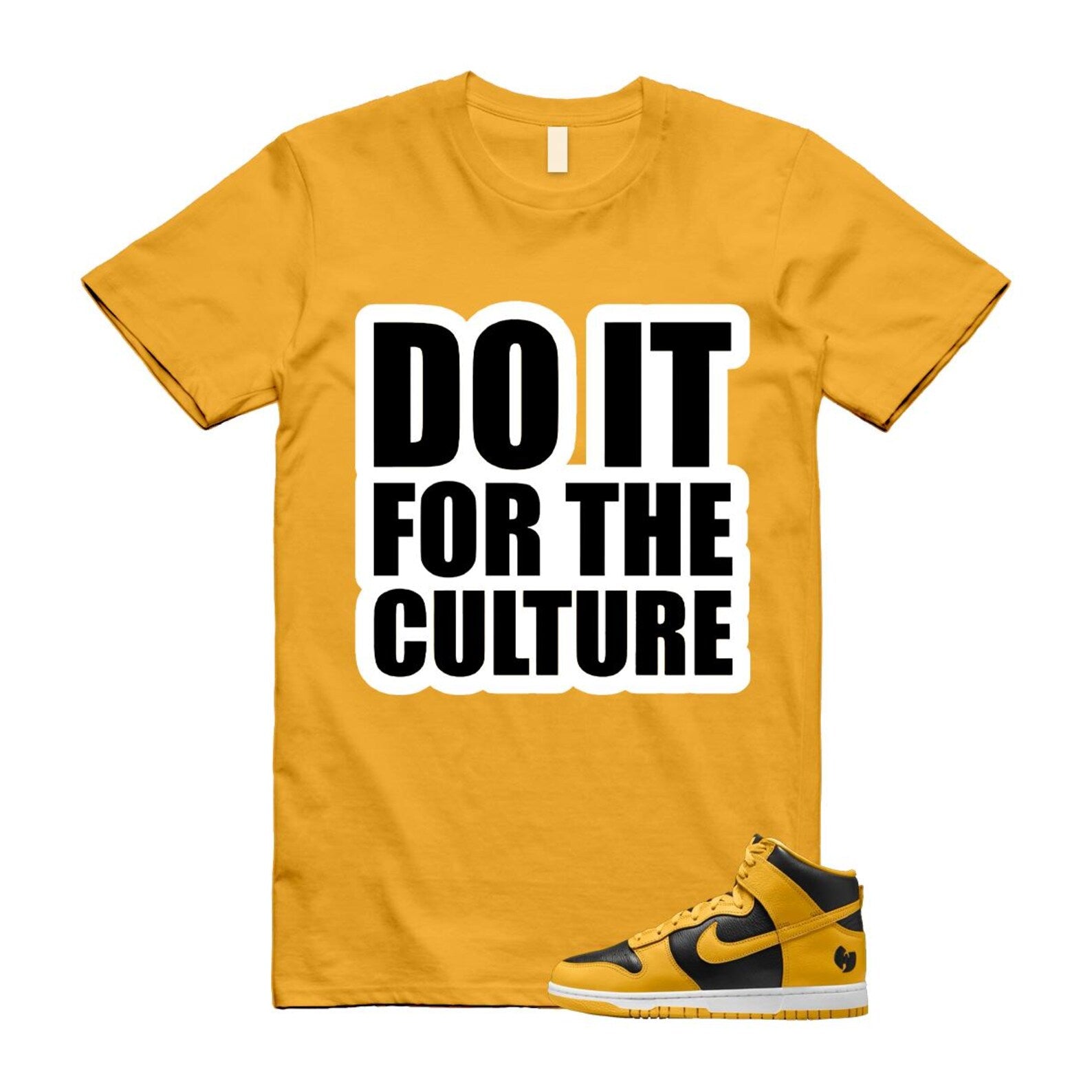 Dunk Tang Black Pollen White Yellow Gold High Shirt To Match Culture T-Shirt 2024