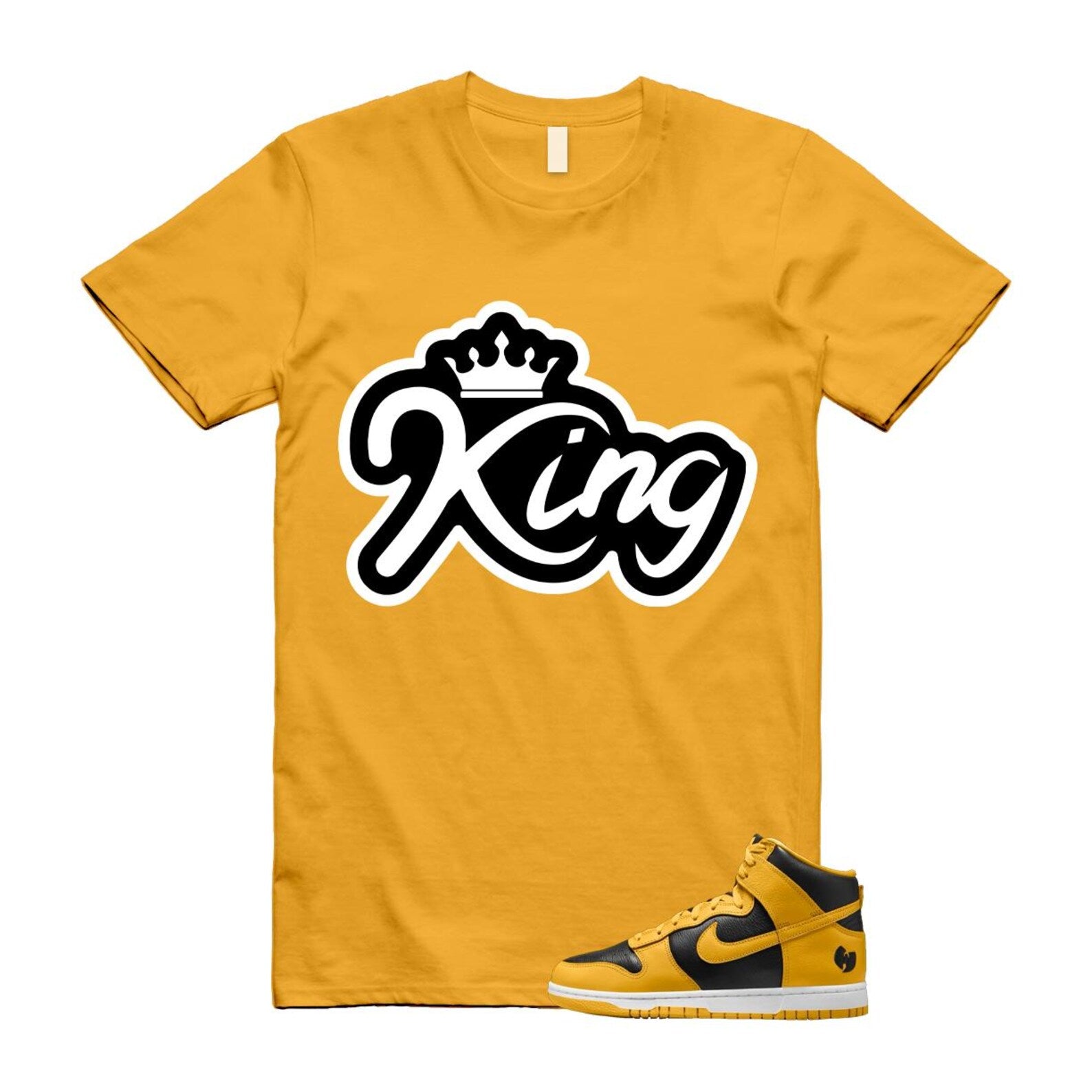 Dunk Tang Black Pollen White Yellow Gold High Shirt To Match King T-Shirt 2024