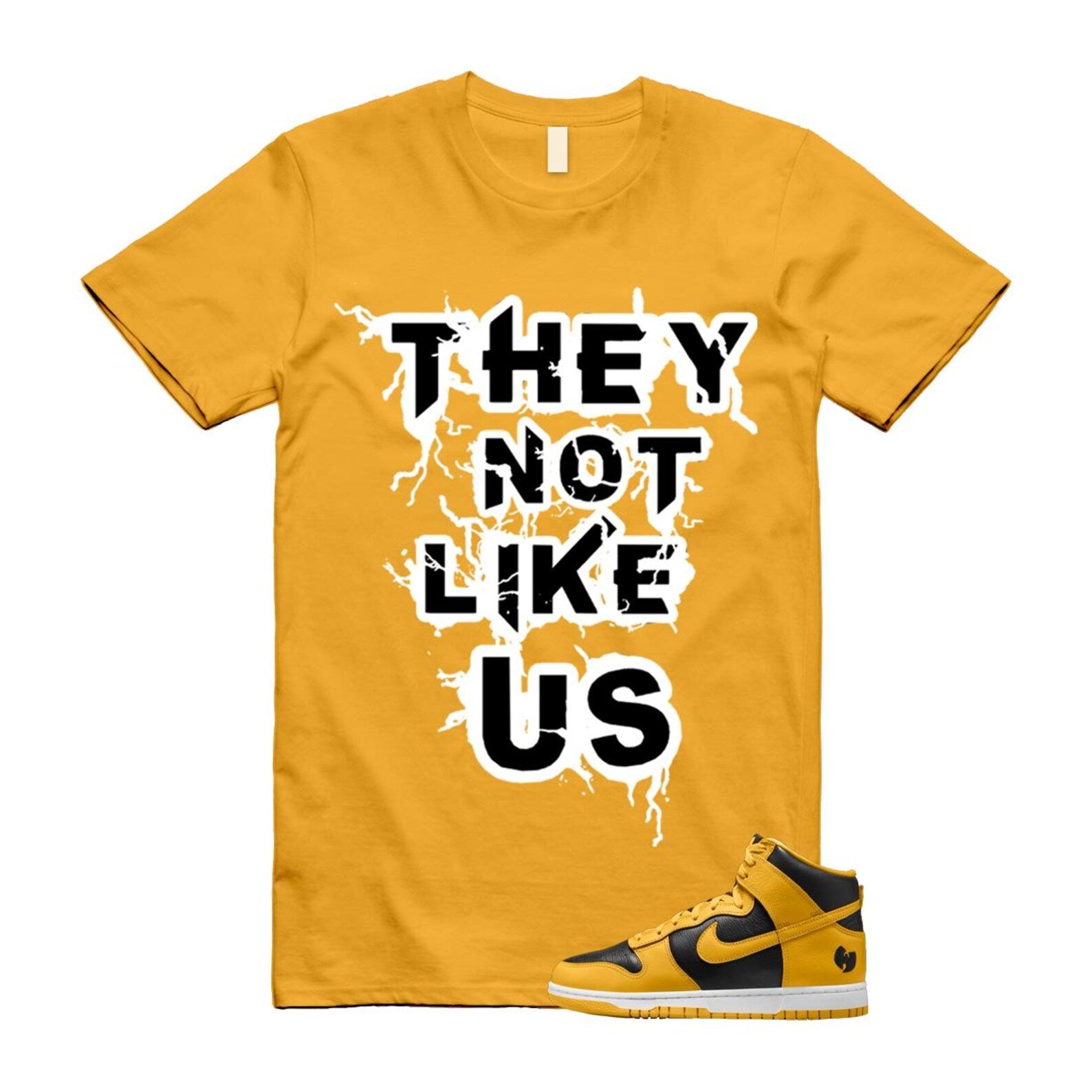 Dunk Tang Black Pollen White Yellow Gold High Shirt To Match Us T-Shirt 2024