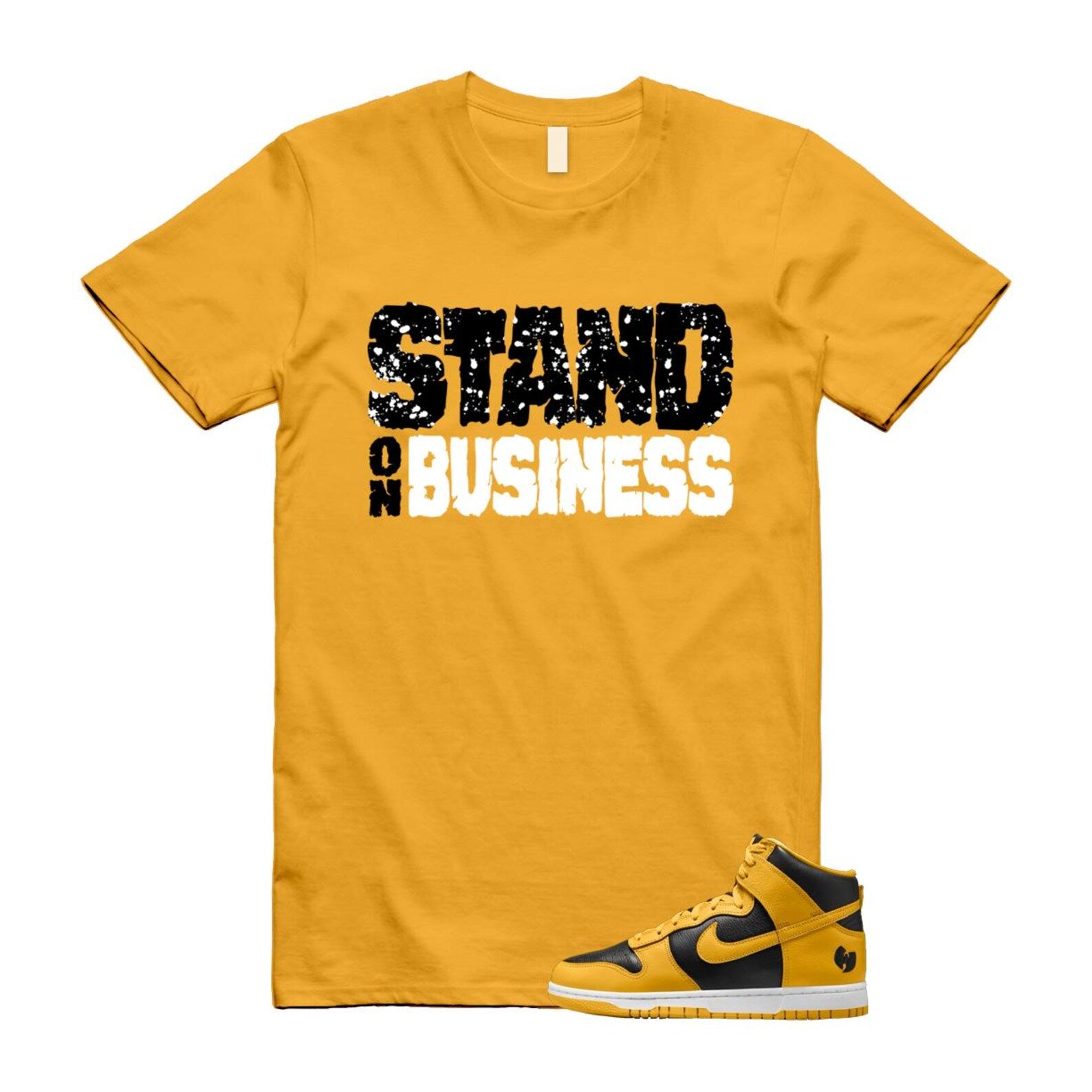 Dunk Tang Black Pollen White Yellow Gold High Shirt To Match Stand On Business T-Shirt 2024