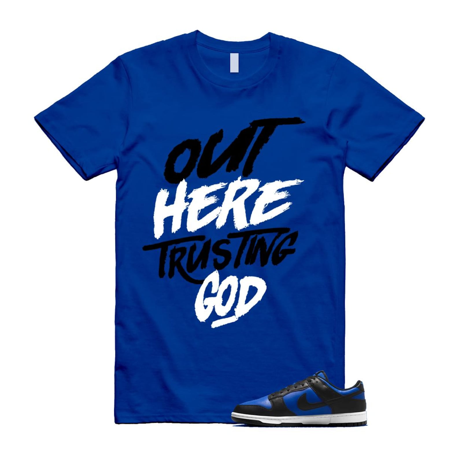 Dunk Hyper Royal Black White Shirt To Match God T-Shirt 2025