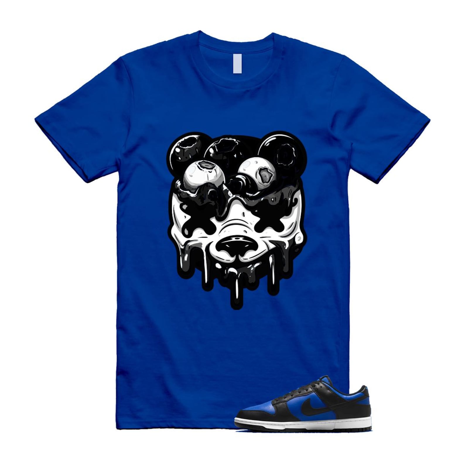 Dunk Hyper Royal Black White Shirt To Match Dbear T-Shirt 2025