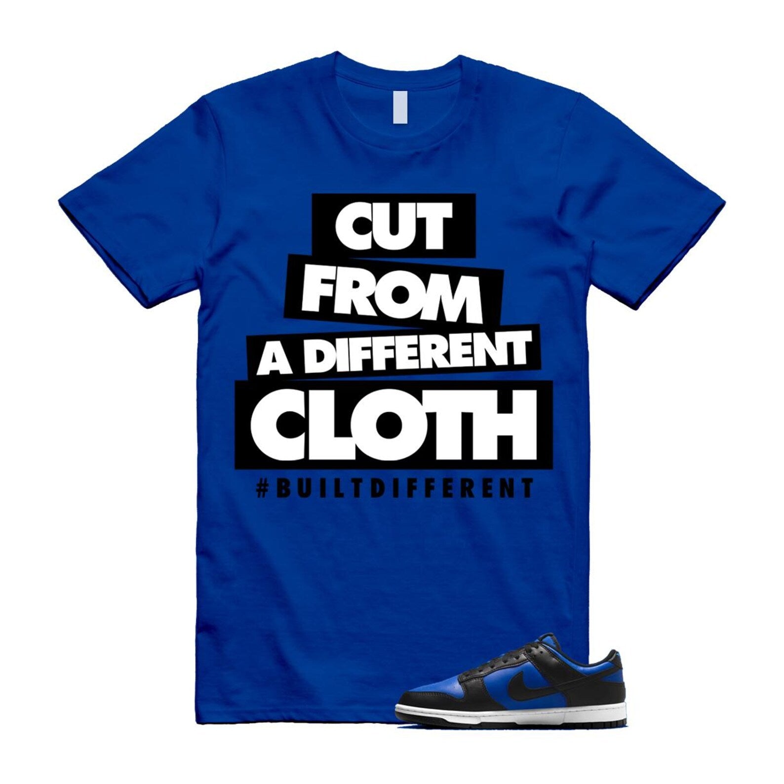 Dunk Hyper Royal Black White Shirt To Match Cloth T-Shirt 2025