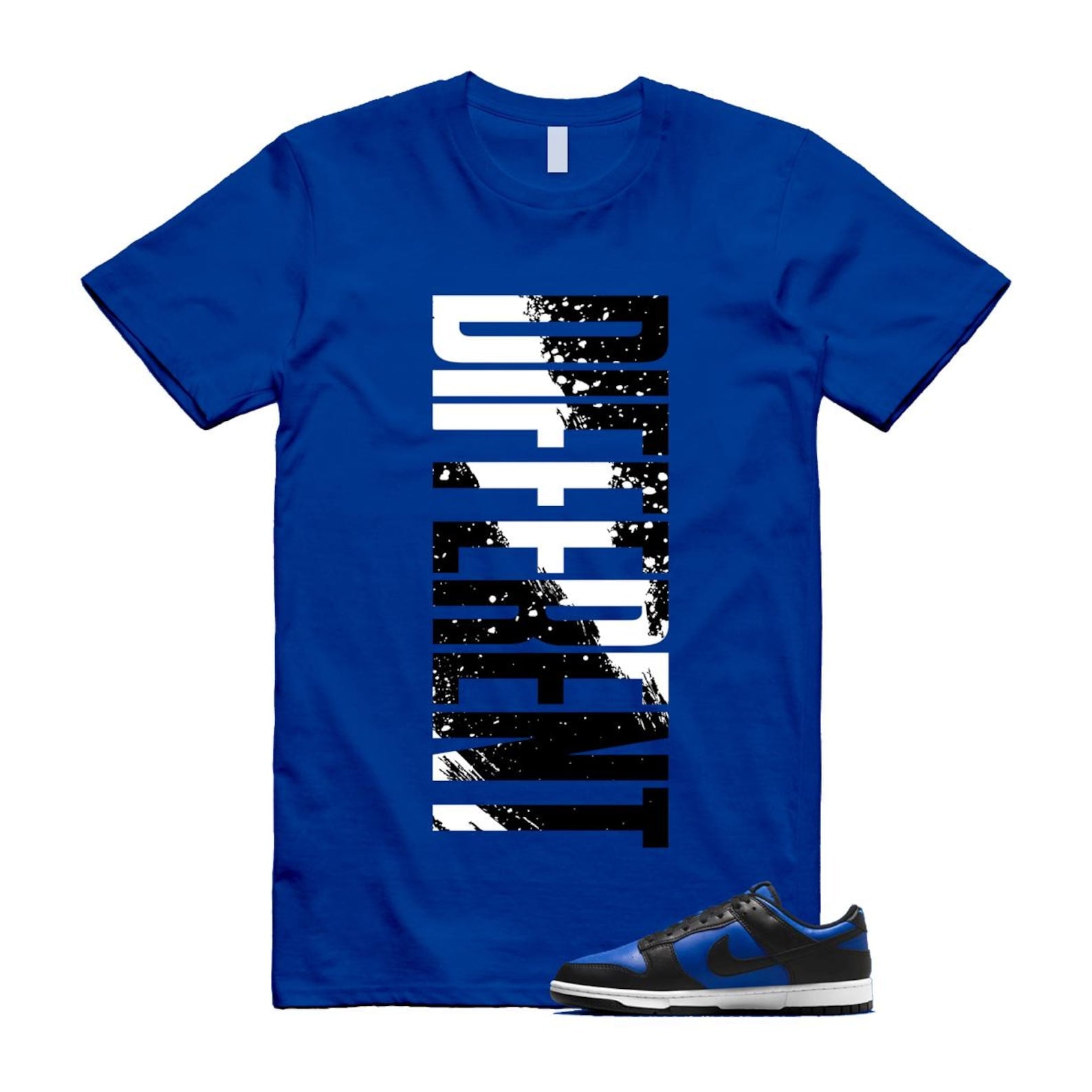Dunk Hyper Royal Black White Shirt To Match Different T-Shirt 2025