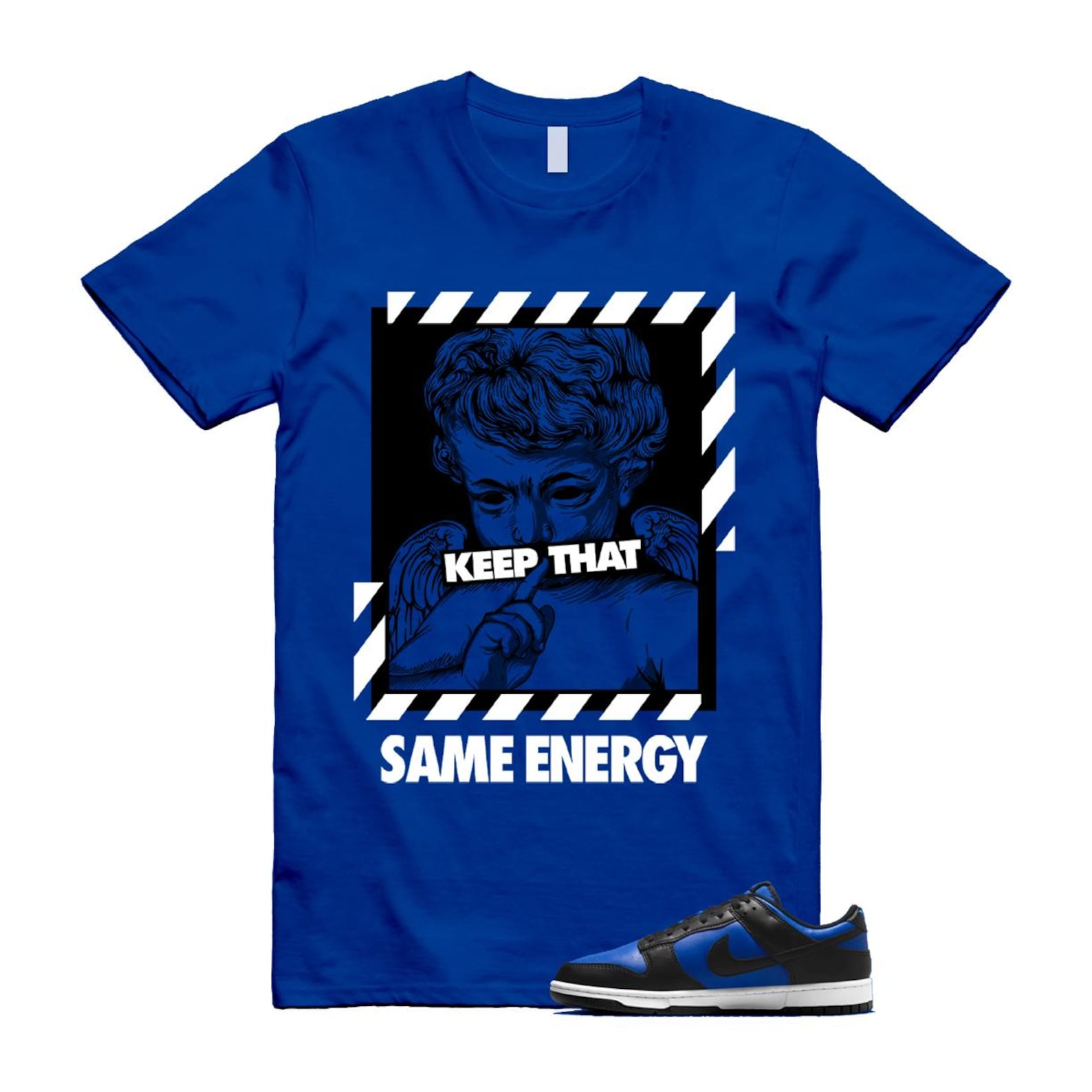 Dunk Hyper Royal Black White Shirt To Match Same Energy T-Shirt 2025