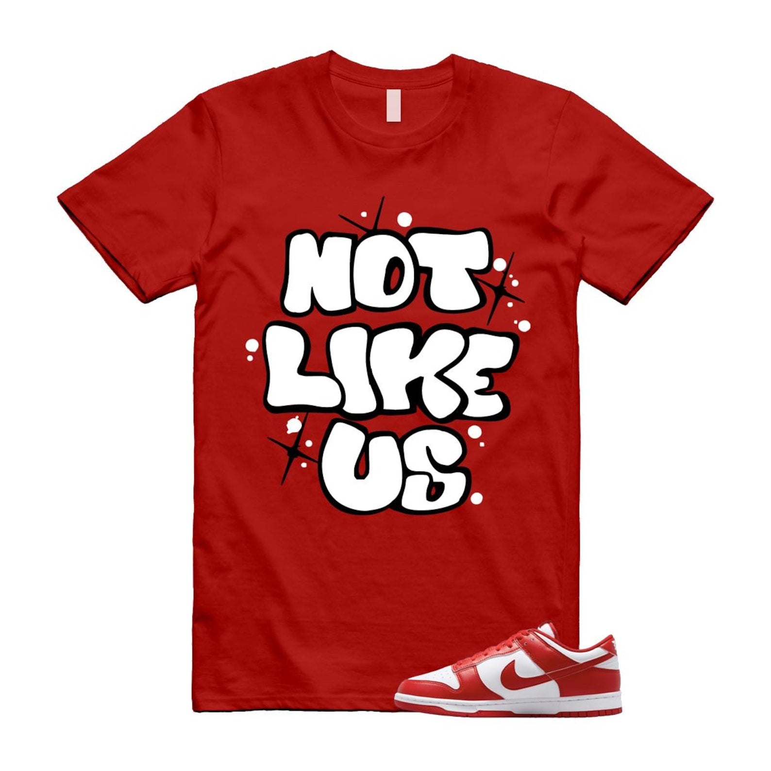 Dunk St Johns University Red White Shirt To Match Not Like Us T-Shirt 2025