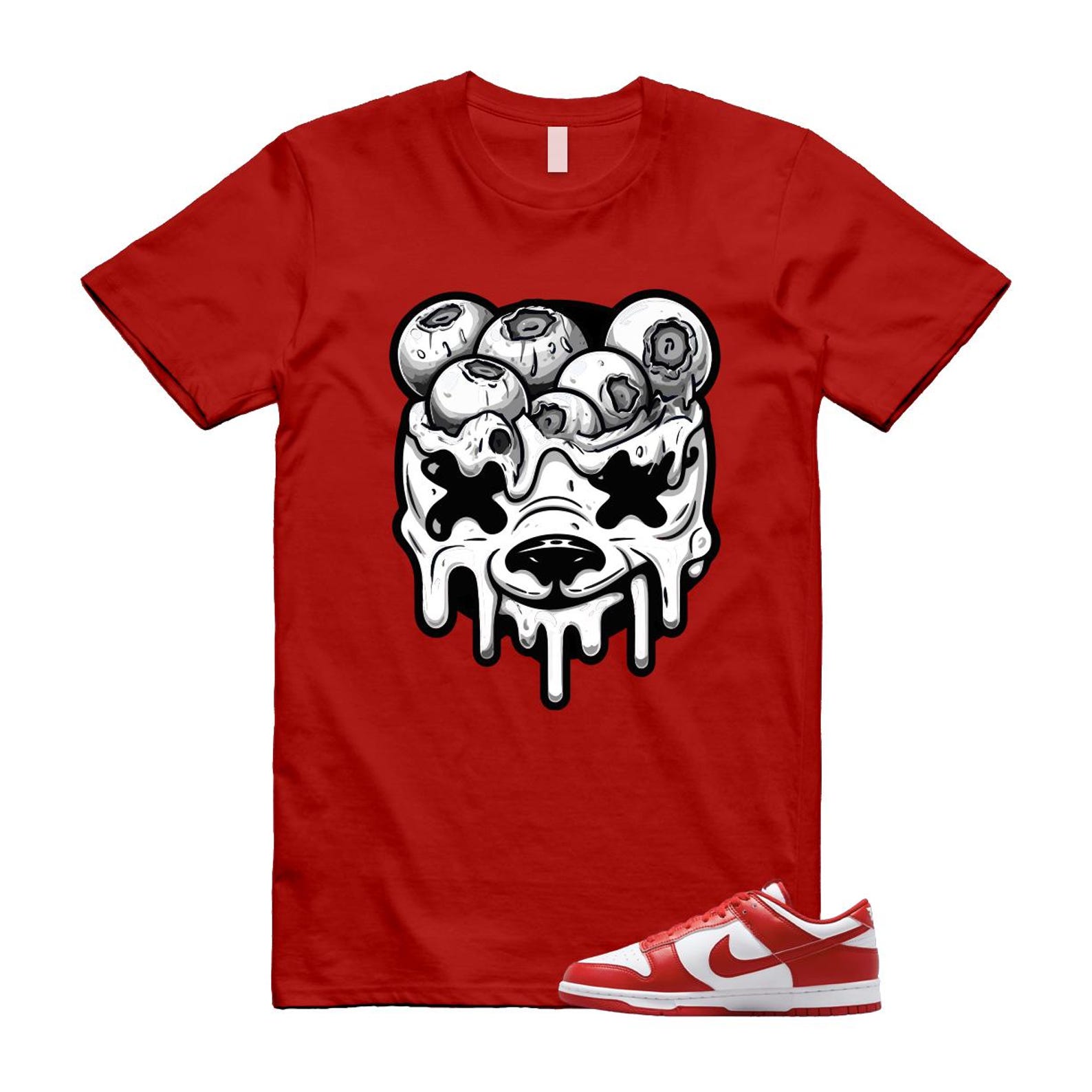 Dunk St Johns University Red White Shirt To Match Dbear T-Shirt 2025