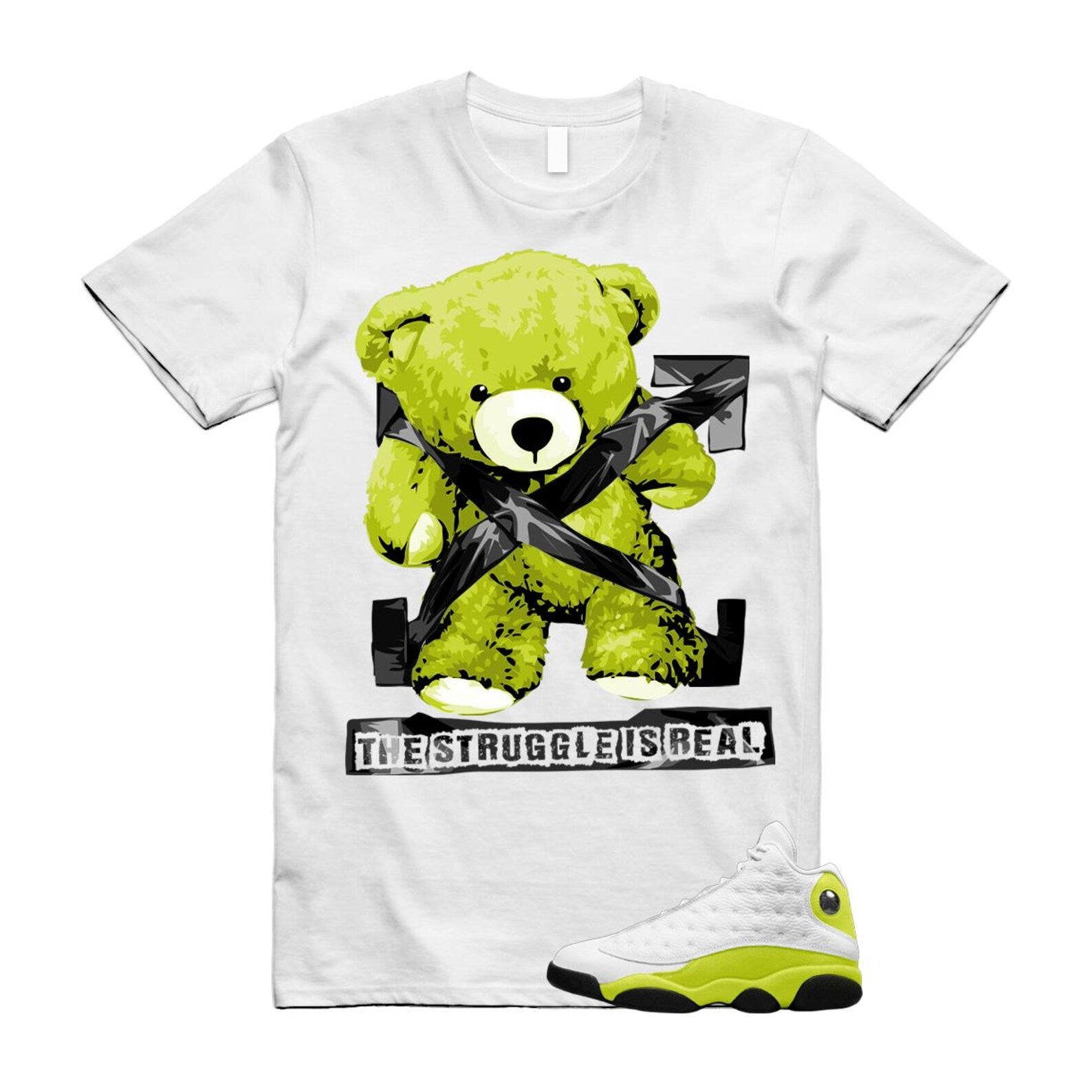 13 Bright Cactus White Black Shirt To Match Strug T-Shirt 2025