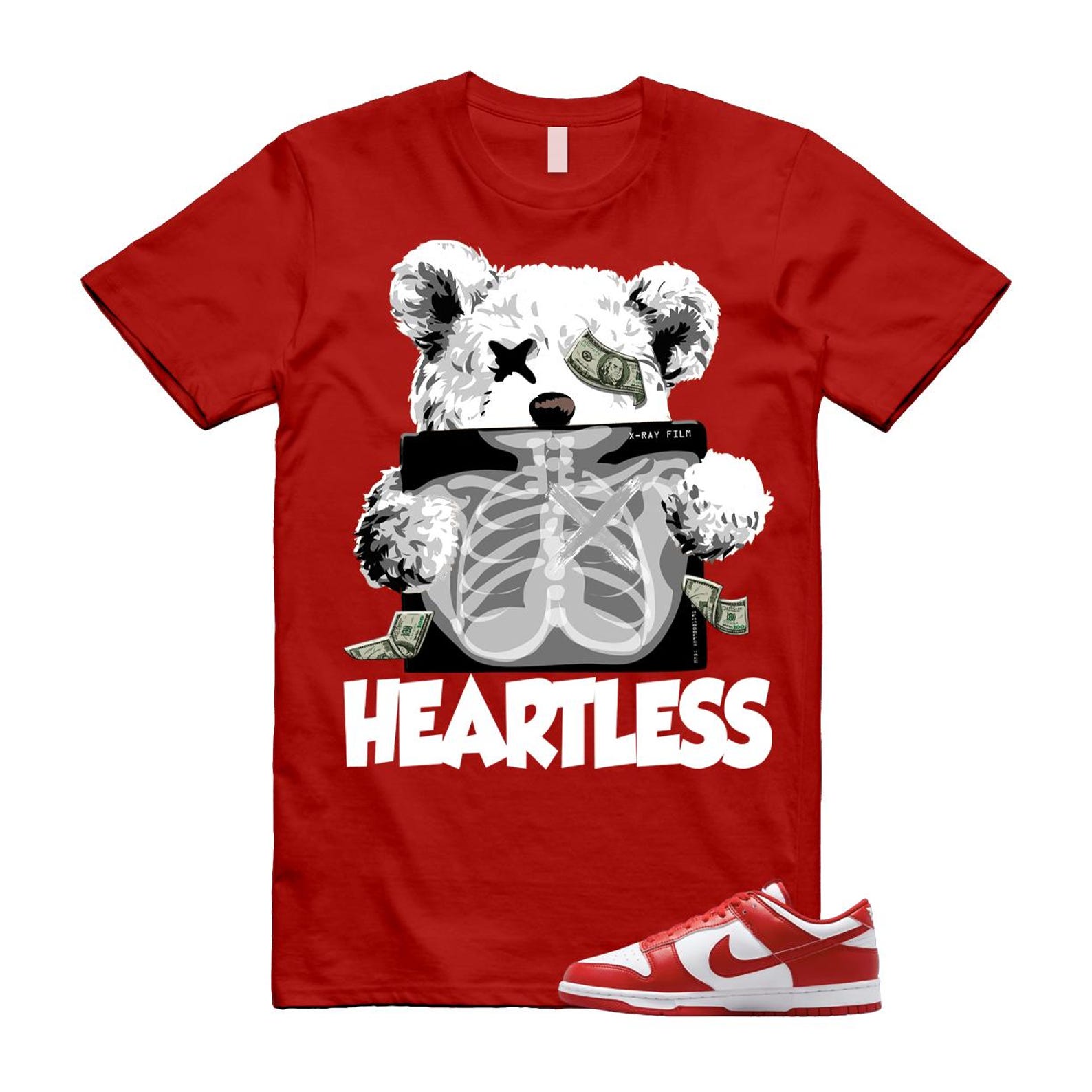 Dunk St Johns University Red White Shirt To Match Heart T-Shirt 2025