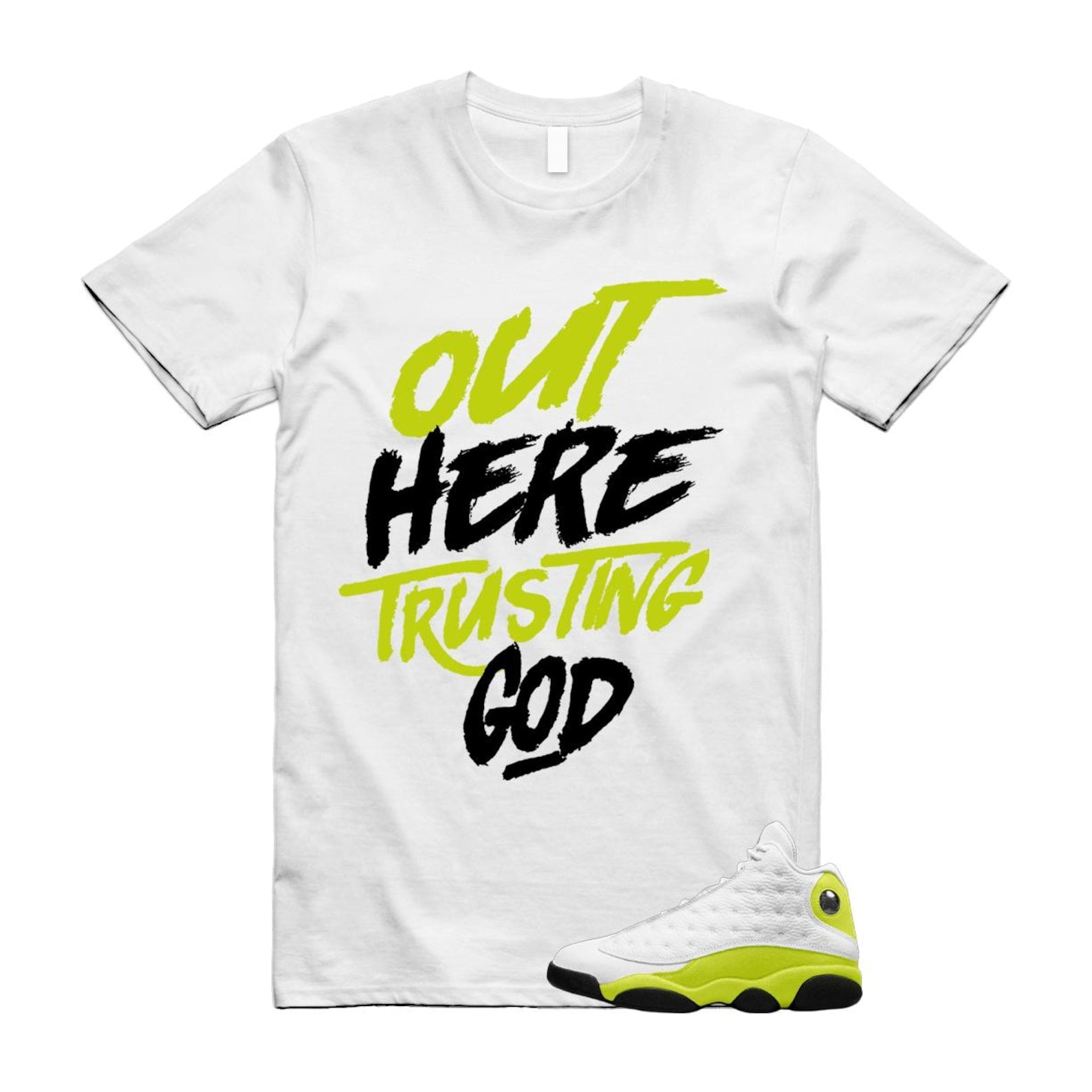 13 Bright Cactus White Black Shirt To Match God 2 T-Shirt 2025