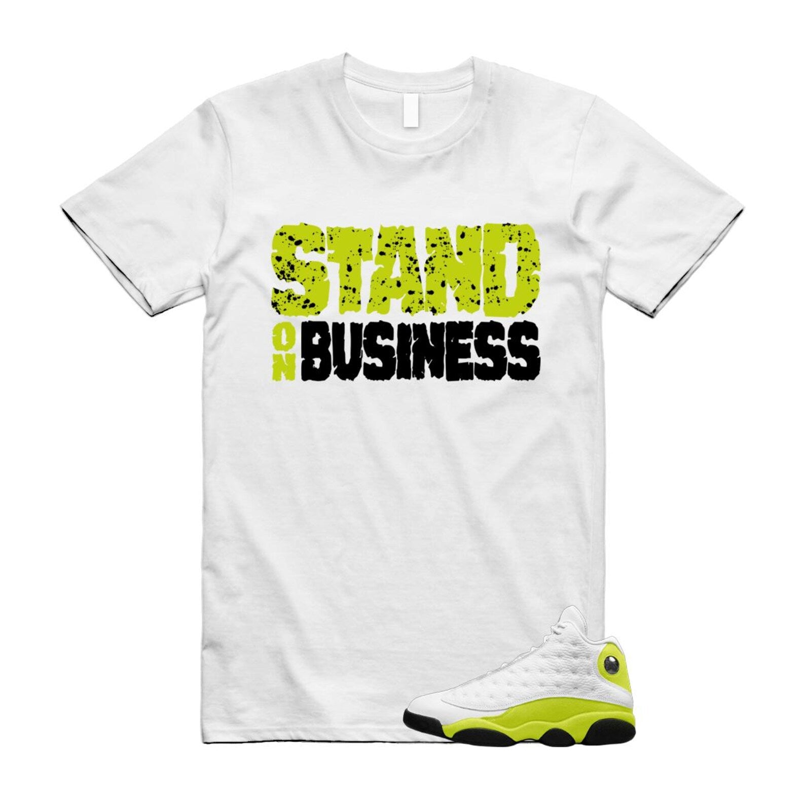 13 Bright Cactus White Black Shirt To Match Stand On Business T-Shirt 2025