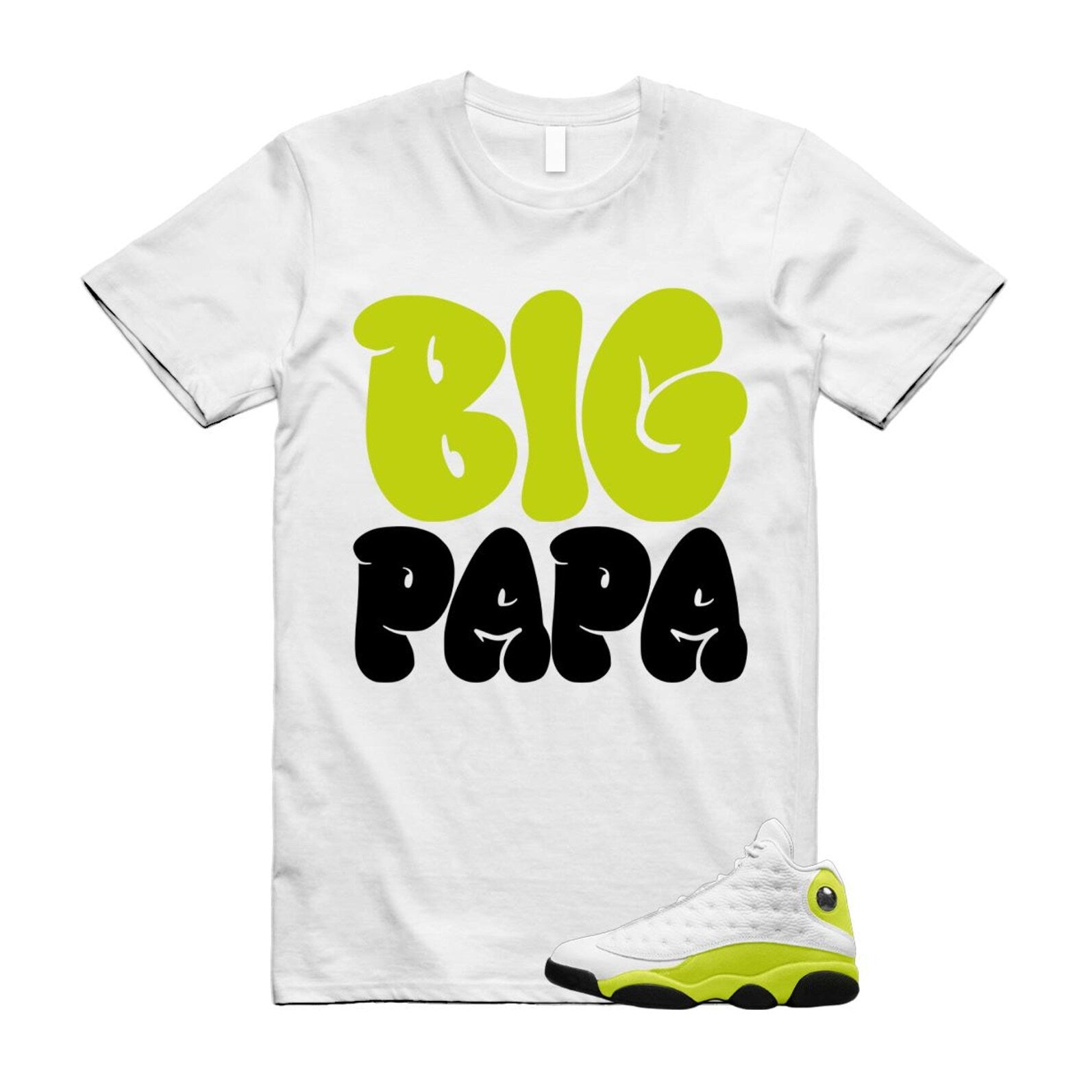 13 Bright Cactus White Black Shirt To Match Big Papa T-Shirt 2025
