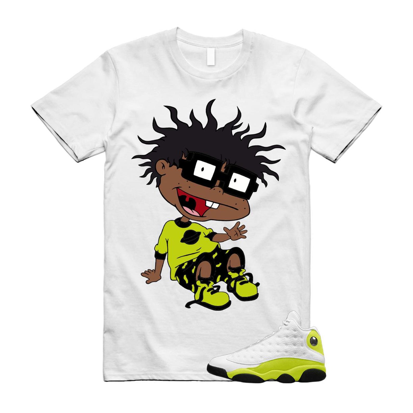 13 Bright Cactus White Black Shirt To Match Finster T-Shirt 2025