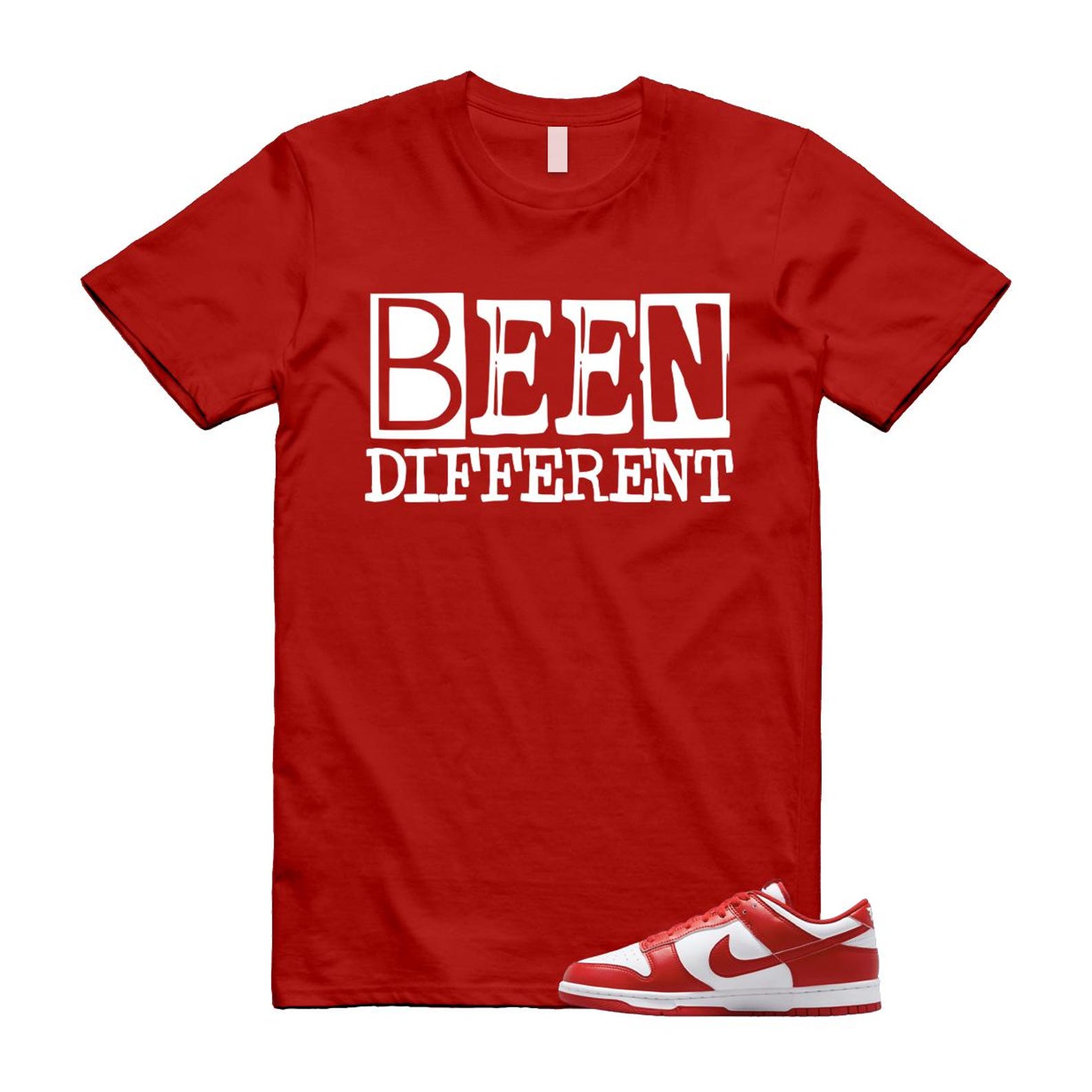Dunk St Johns University Red White Shirt To Match Been Different T-Shirt 2025