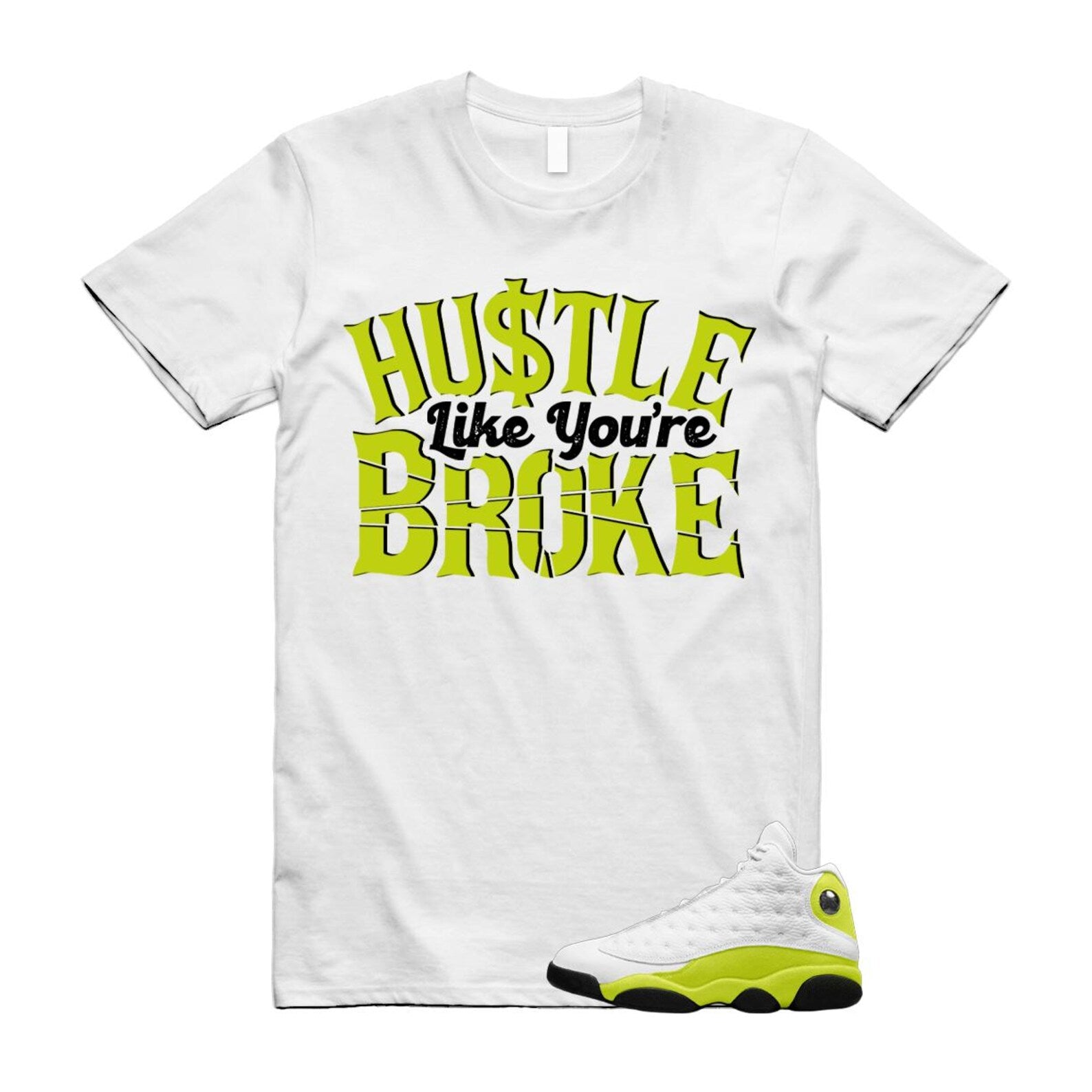 13 Bright Cactus White Black Shirt To Match Broke T-Shirt 2025
