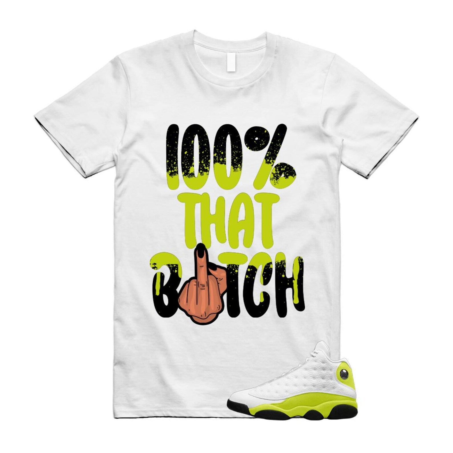 13 Bright Cactus White Black Shirt To Match 100 T-Shirt 2025