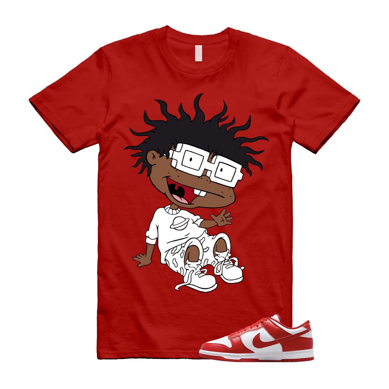 Dunk St Johns University Red White Shirt To Match Finster T-Shirt 2025