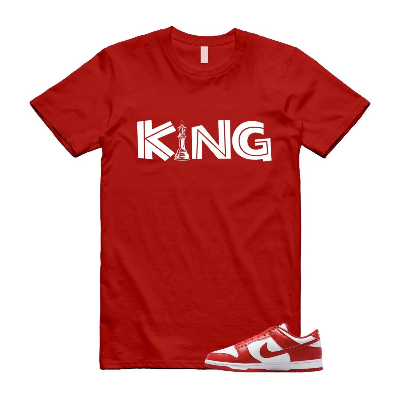 Dunk St Johns University Red White Shirt To Match King T-Shirt 2025