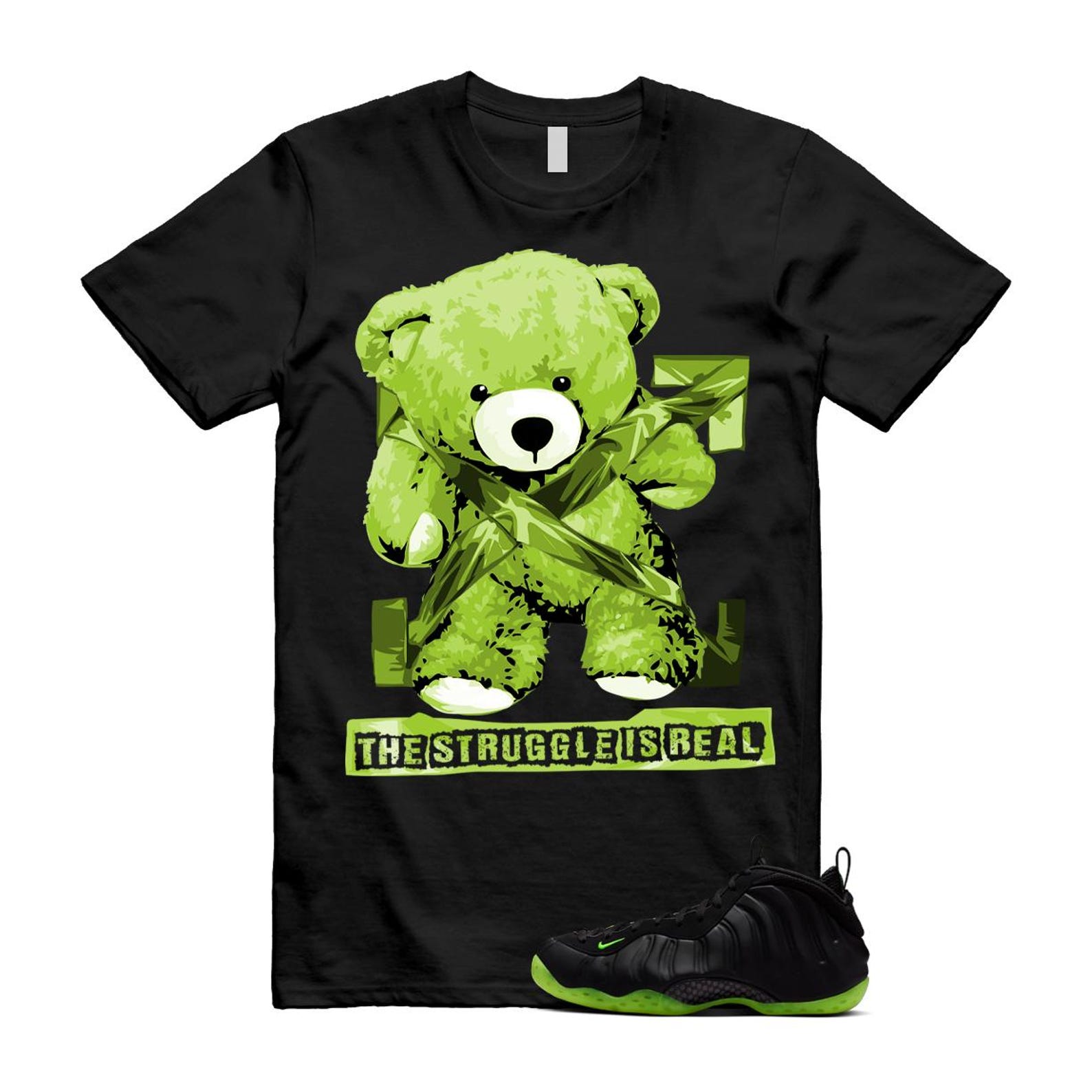Foamposite Volt Black Air One Shirt To Match Strug T-Shirt 2025
