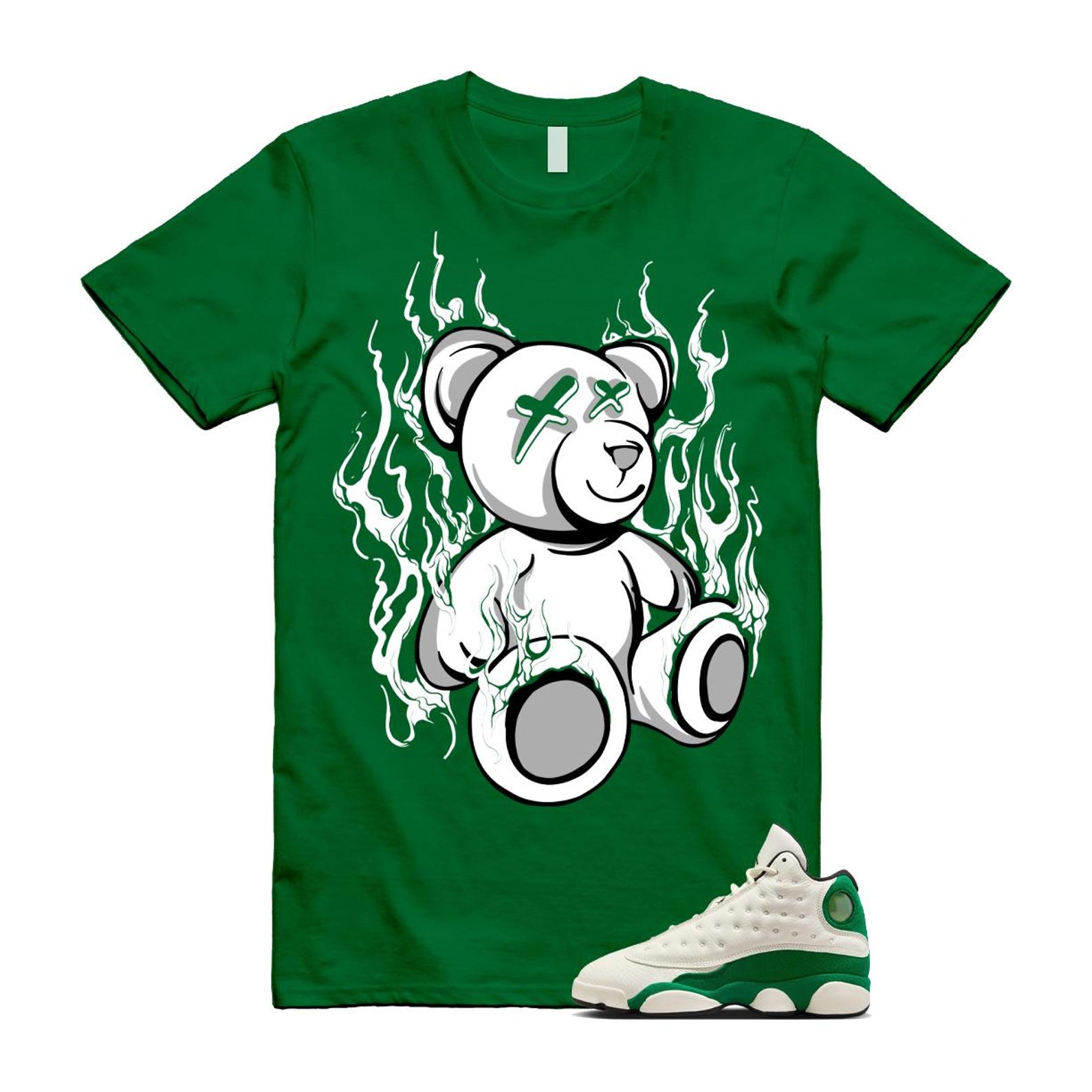 13 Pine Green White Black Shirt To Match Lit T-Shirt 2025