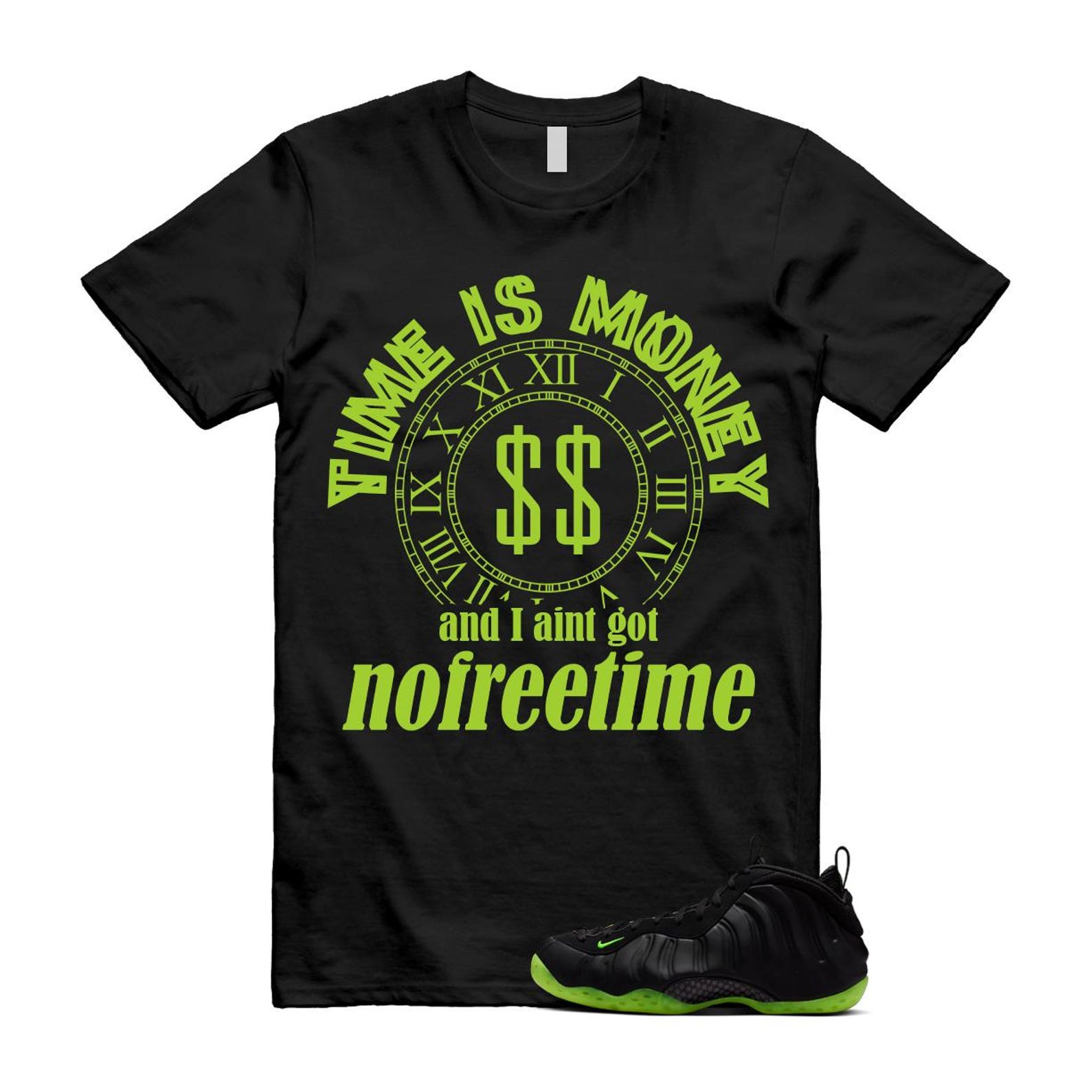 Foamposite Volt Black Air One Shirt To Match Free Time T-Shirt 2025