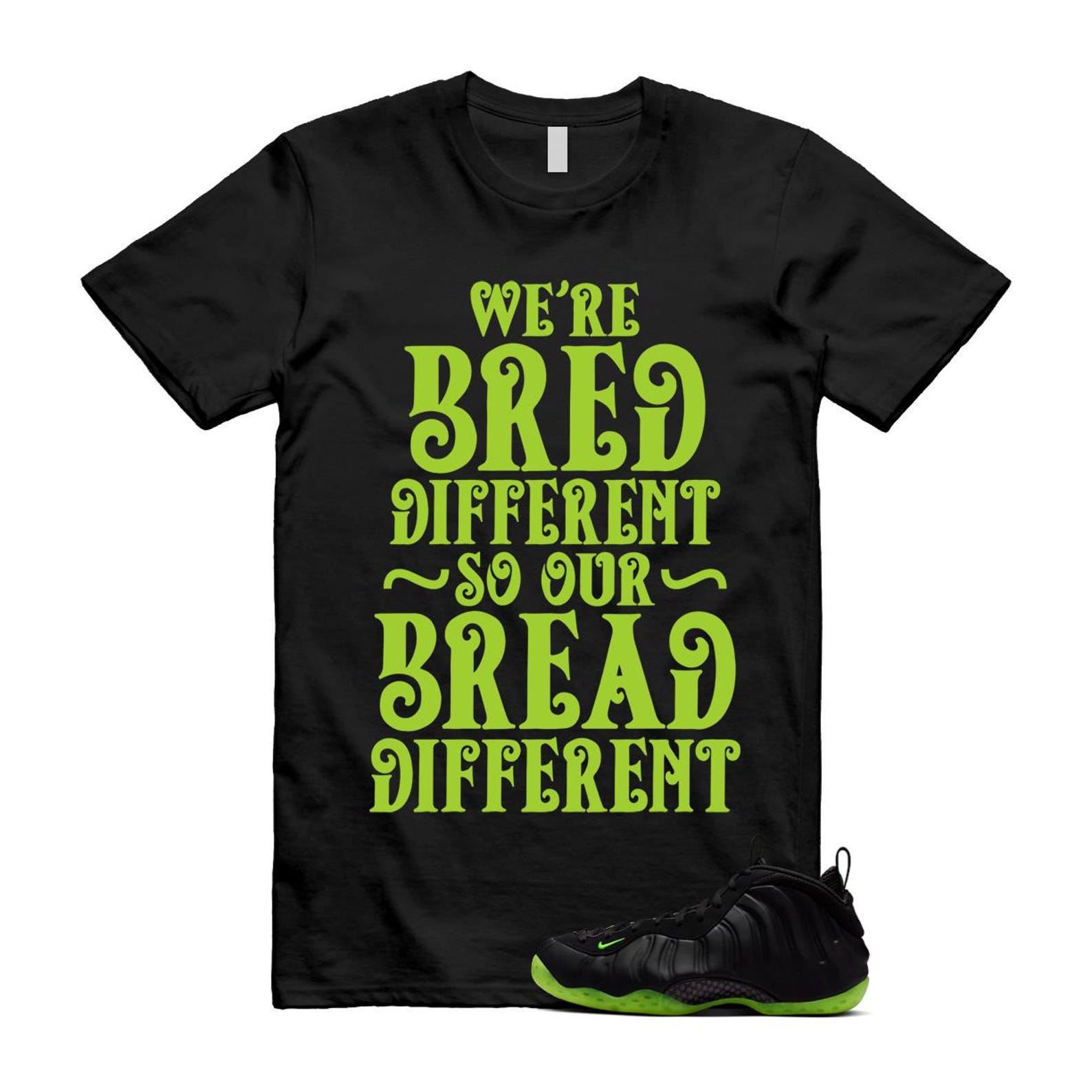 Foamposite Volt Black Air One Shirt To Match Bread T-Shirt 2025