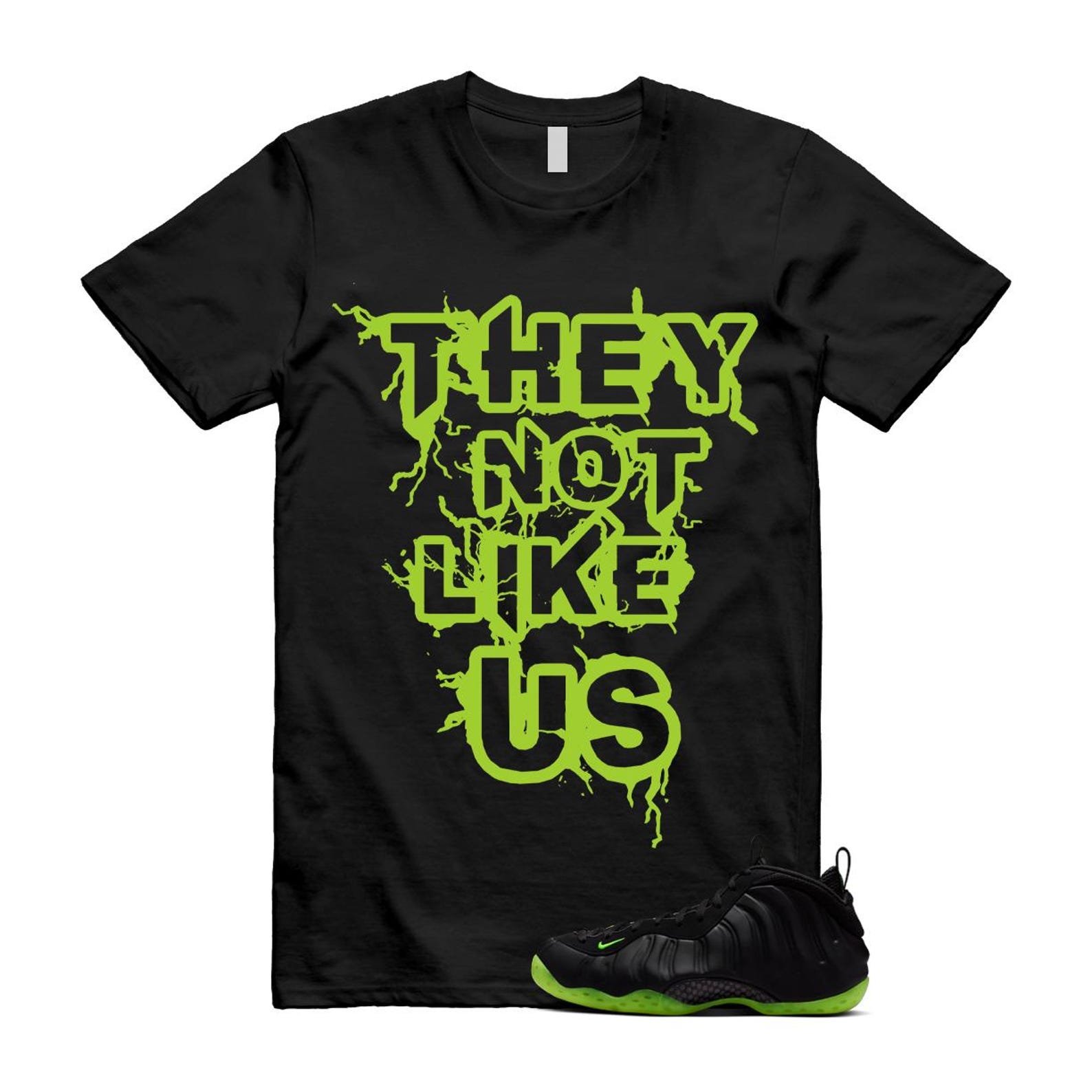 Foamposite Volt Black Air One Shirt To Match Us T-Shirt 2025