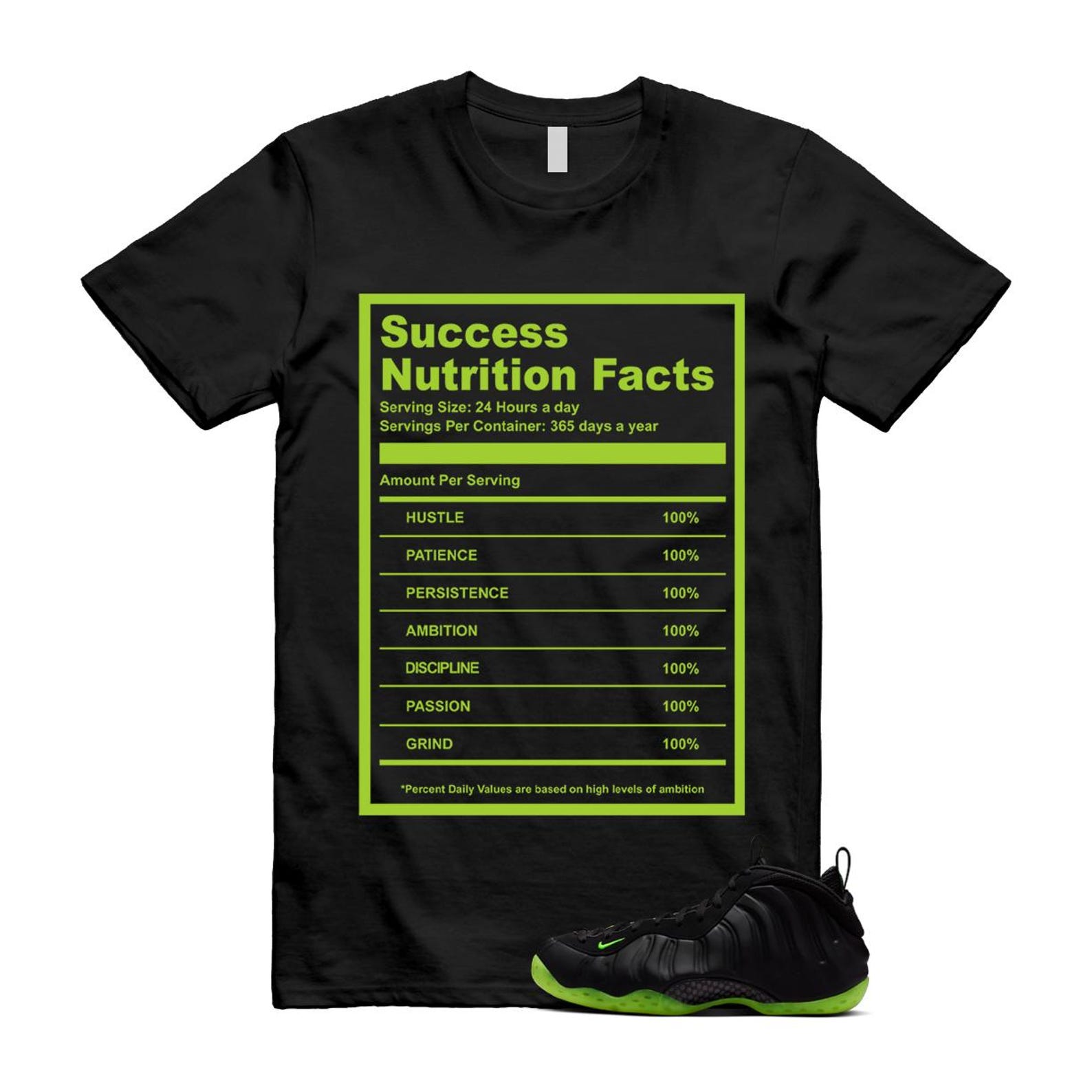 Foamposite Volt Black Air One Shirt To Match Success T-Shirt 2025