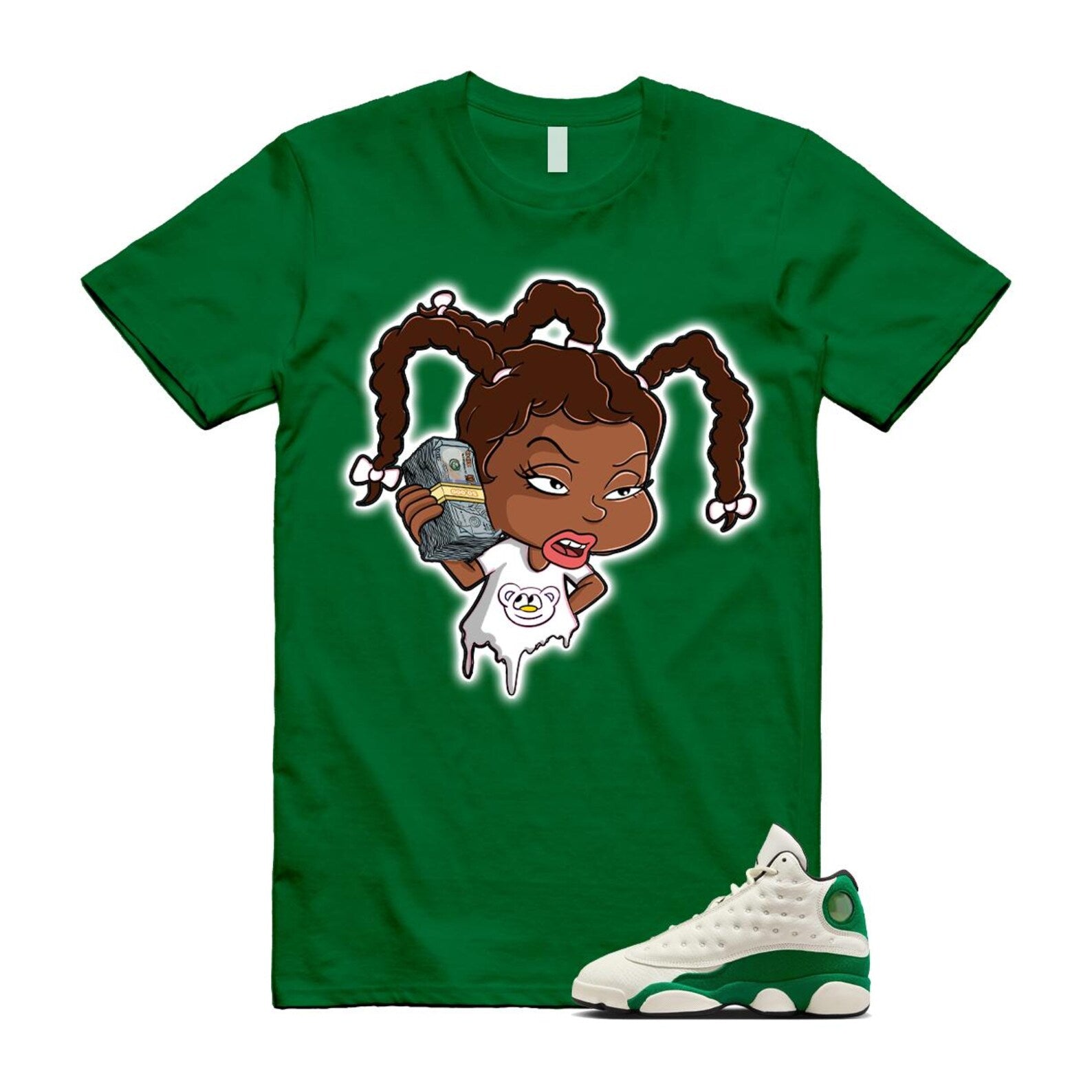 13 Pine Green White Black Shirt To Match Susie T-Shirt 2025
