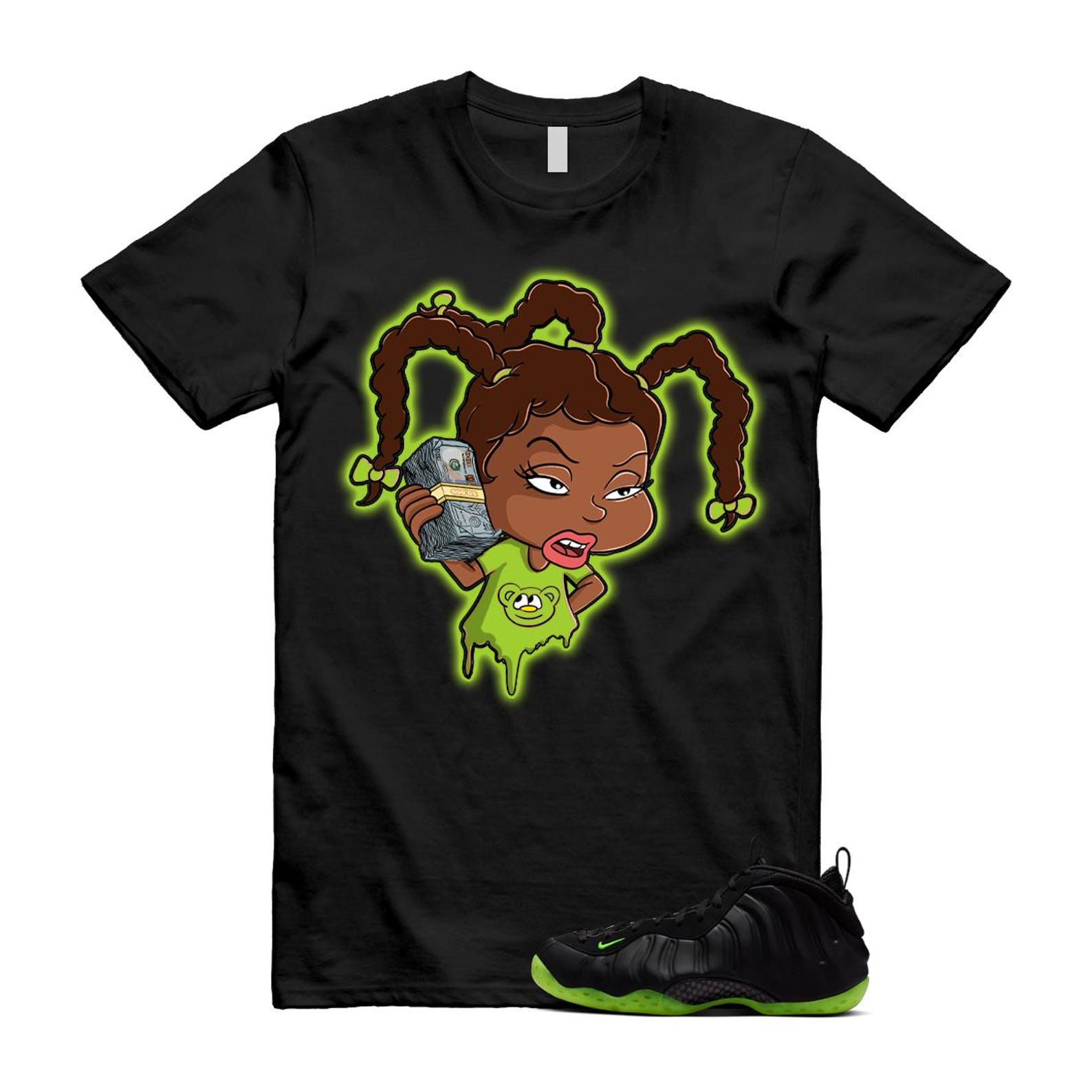 Foamposite Volt Black Air One Shirt To Match Susie T-Shirt 2025