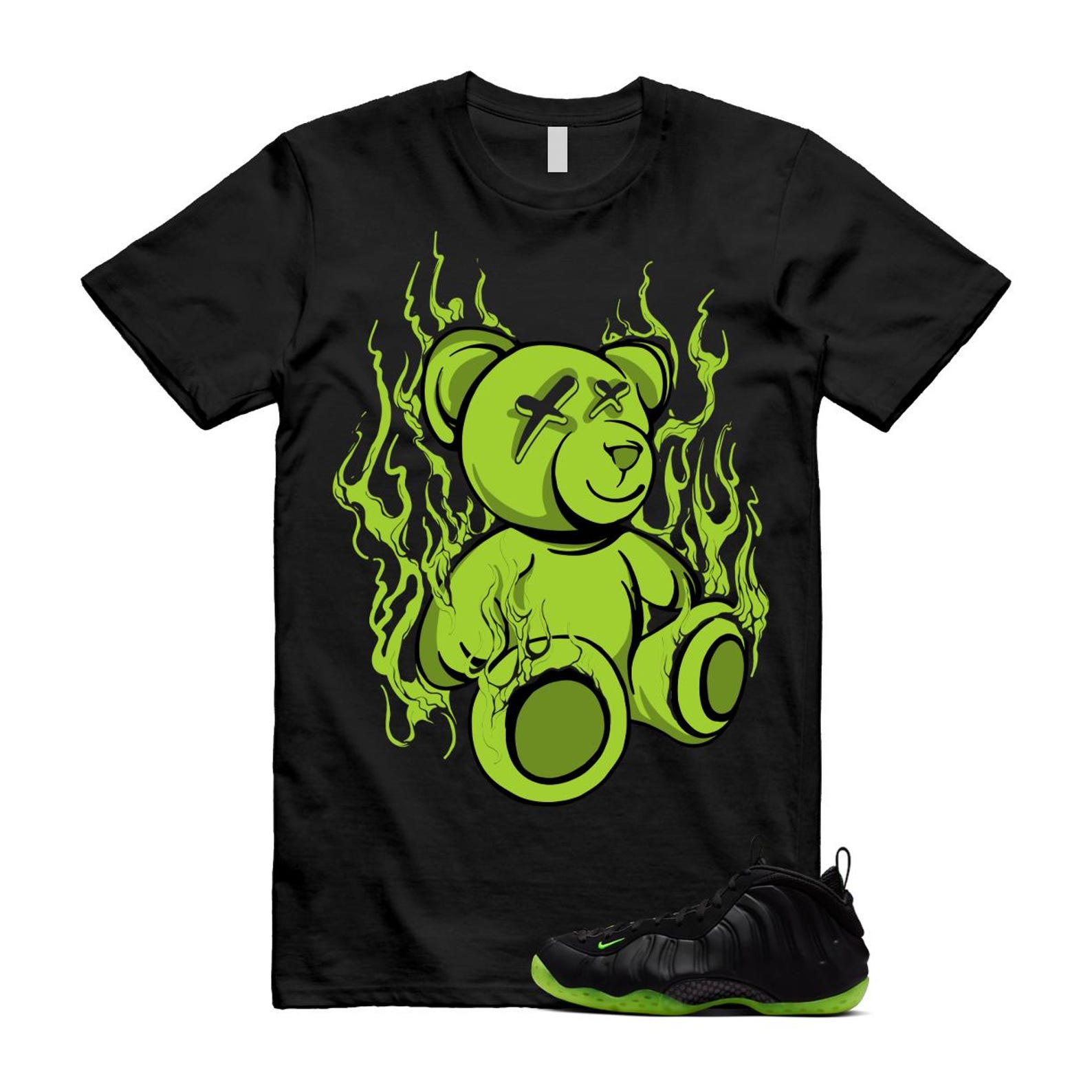 Foamposite Volt Black Air One Shirt To Match Lit T-Shirt 2025