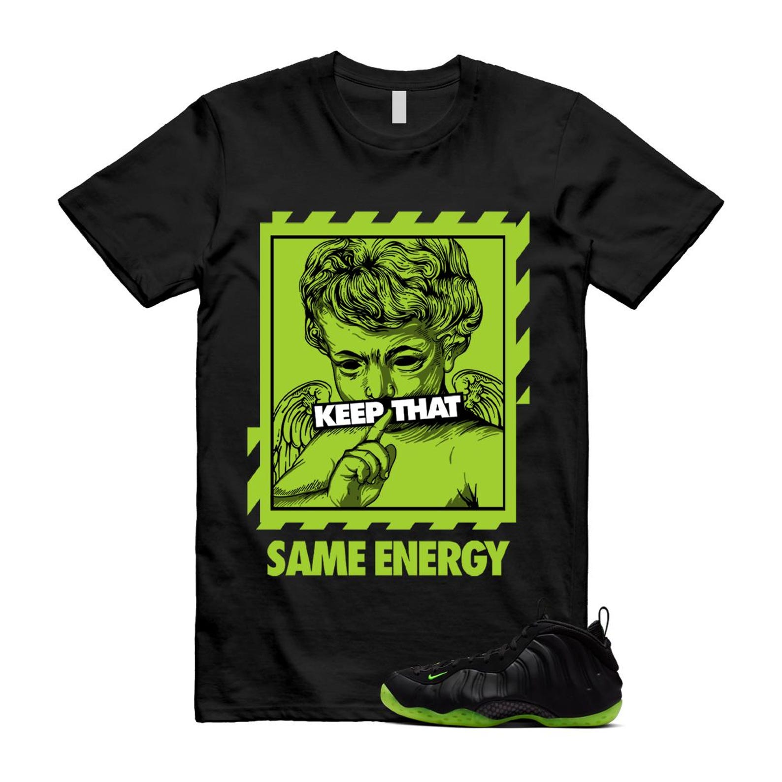 Foamposite Volt Black Air One Shirt To Match Same Energy T-Shirt 2025