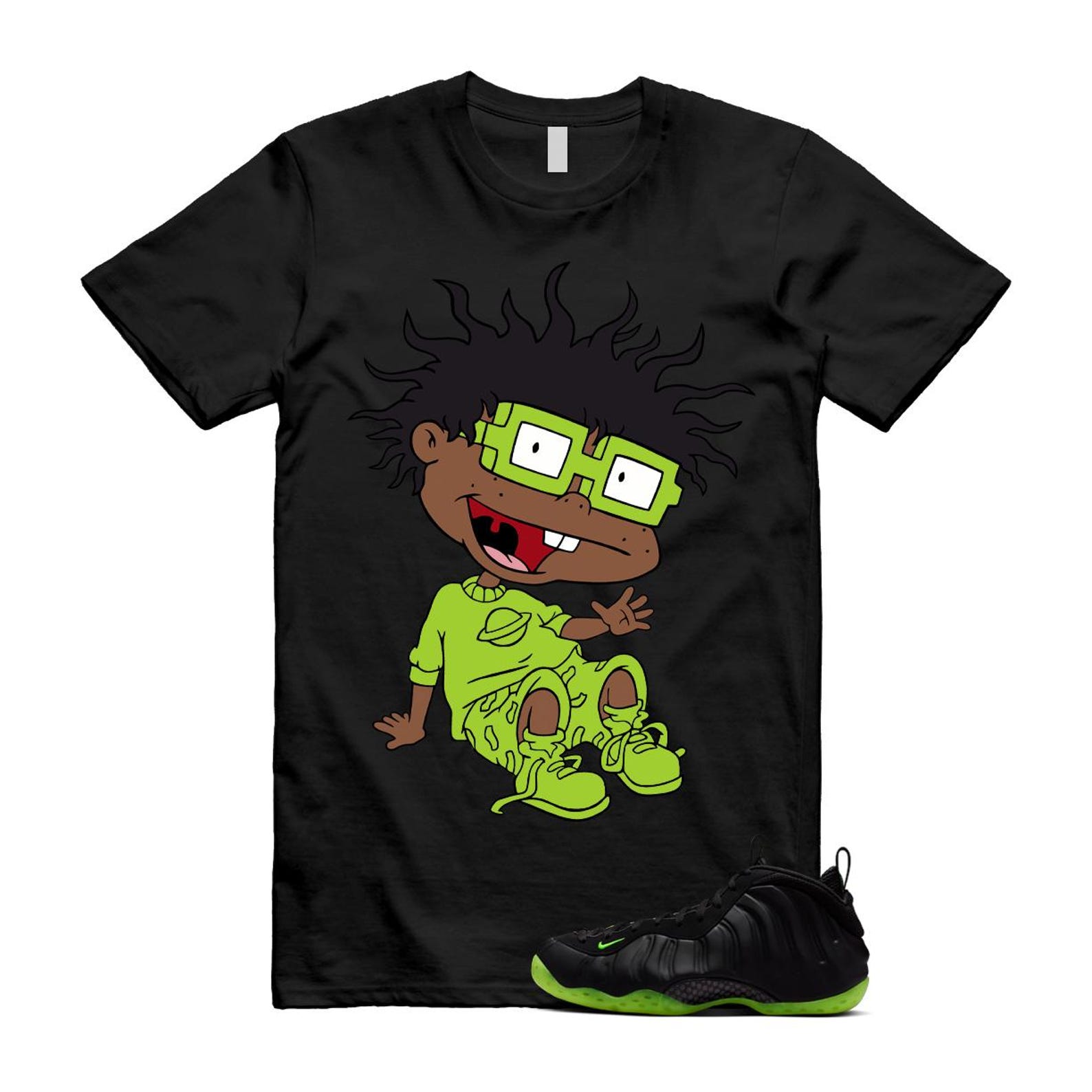Foamposite Volt Black Air One Shirt To Match Finster T-Shirt 2025