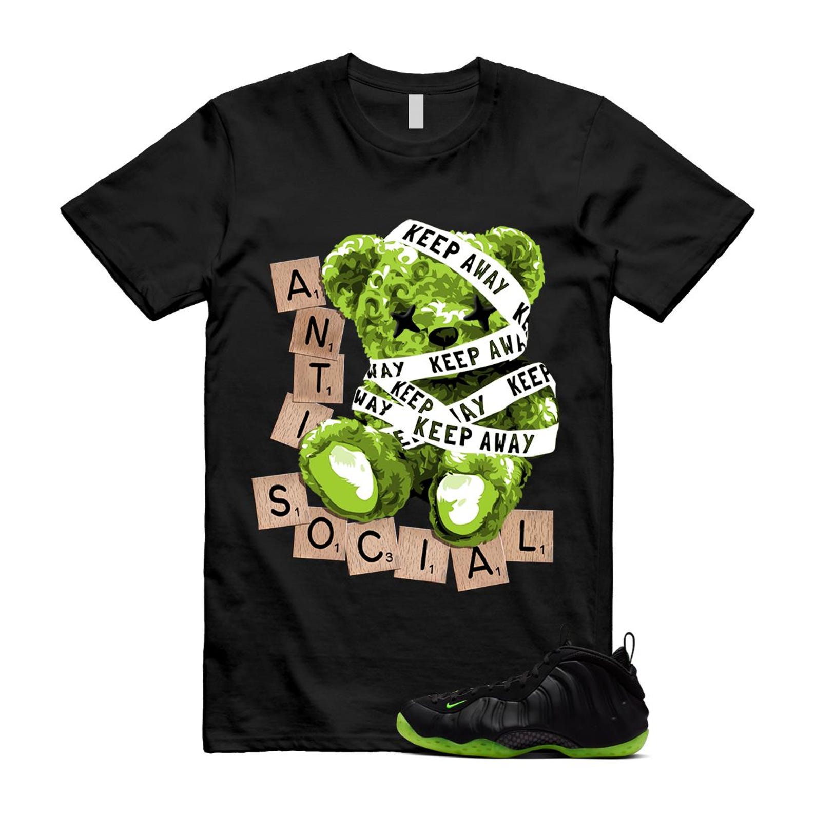 Foamposite Volt Black Air One Shirt To Match Anti T-Shirt 2025