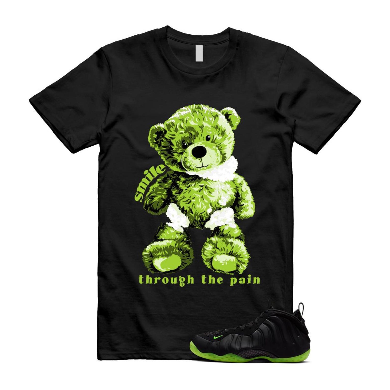Foamposite Volt Black Air One Shirt To Match Smile T-Shirt 2025