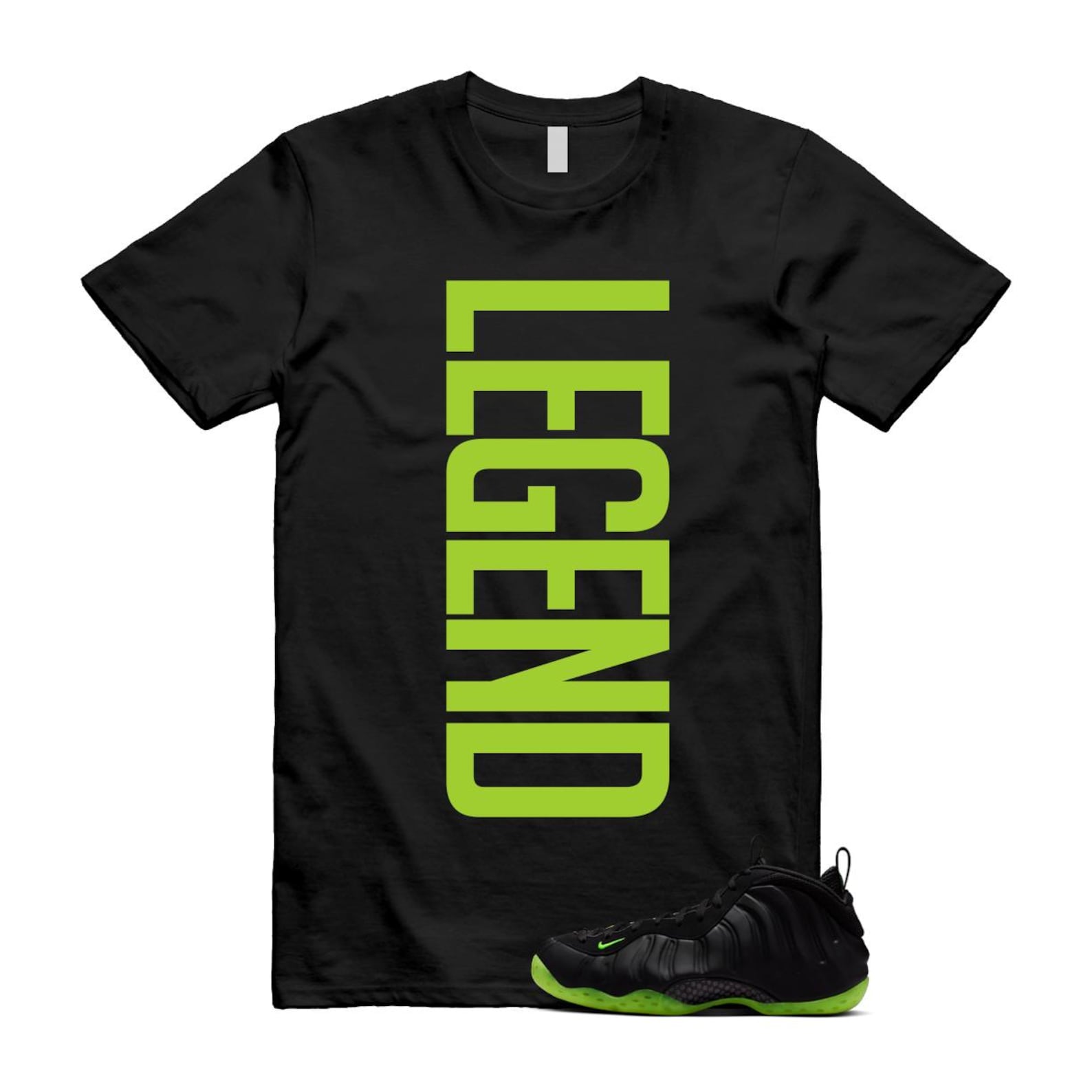 Foamposite Volt Black Air One Shirt To Match Legend T-Shirt 2025