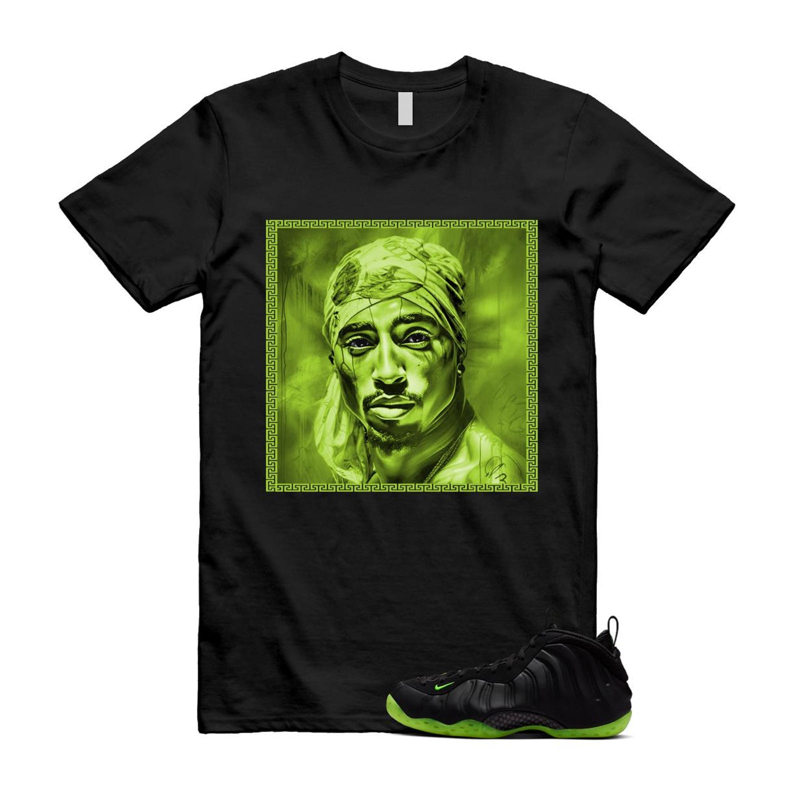 Foamposite Volt Black Air One Shirt To Match Pac T-Shirt 2025