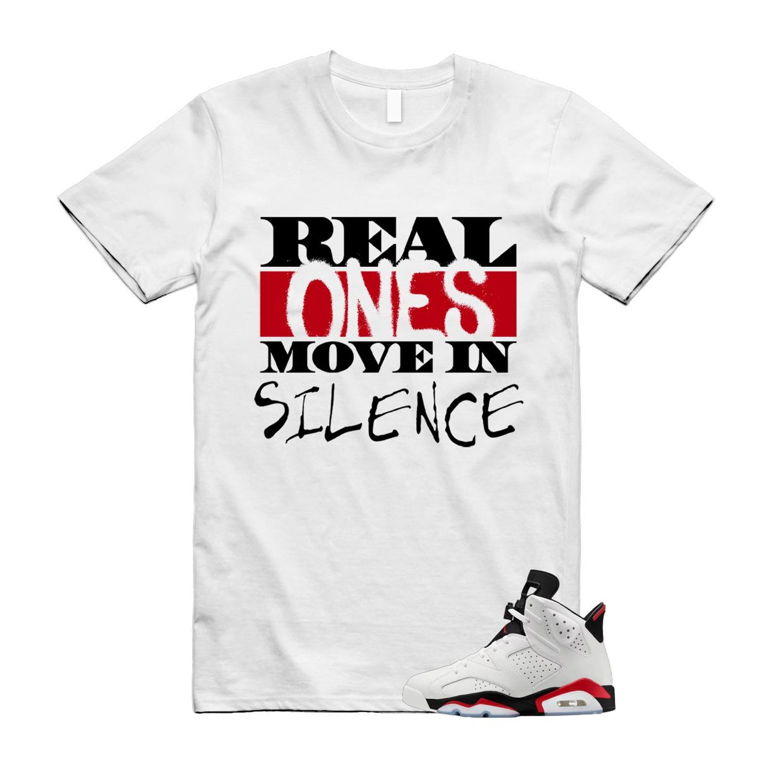 6 Fire Red Summit White Black Shirt To Match Real T-Shirt 2025