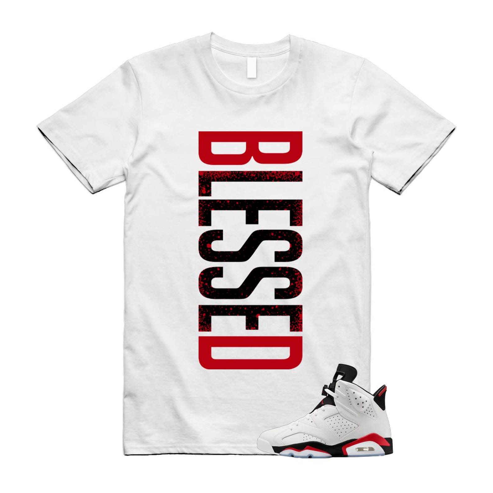 6 Fire Red Summit White Black Shirt To Match Vertbls T-Shirt 2025