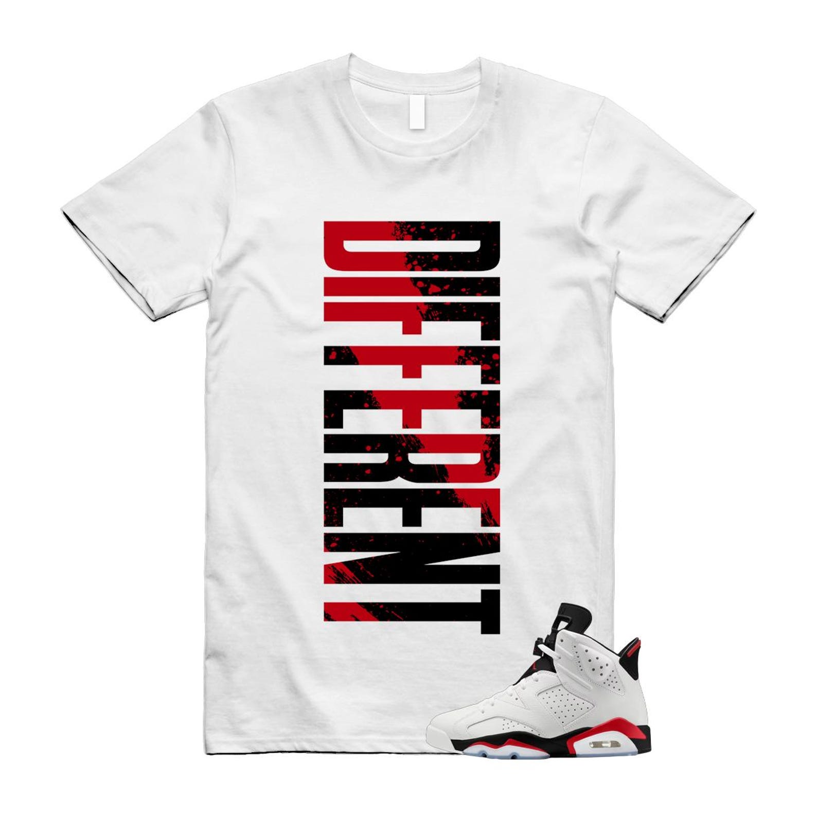 6 Fire Red Summit White Black Shirt To Match Different T-Shirt 2025